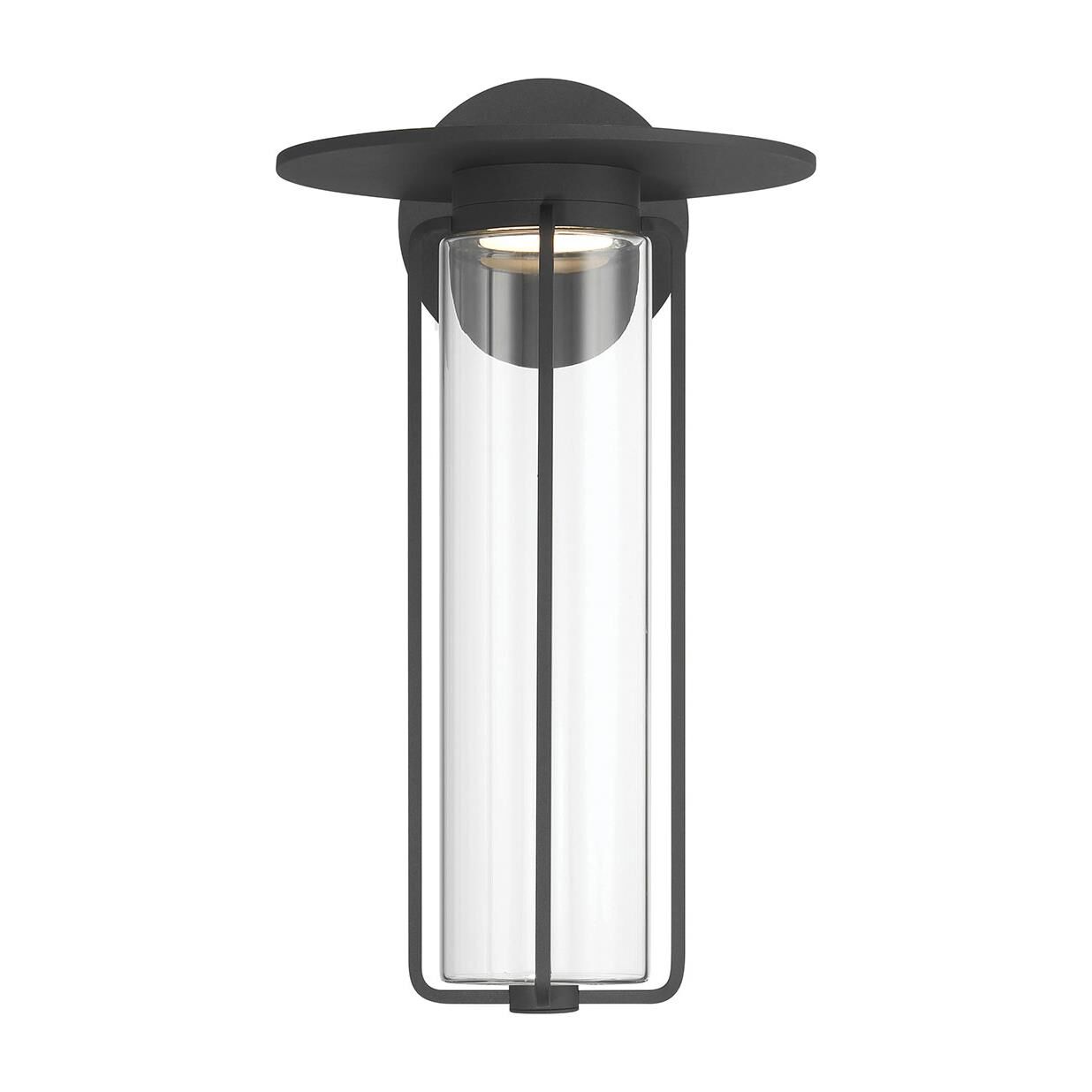 Shown in Sand Black finish and Clear glass