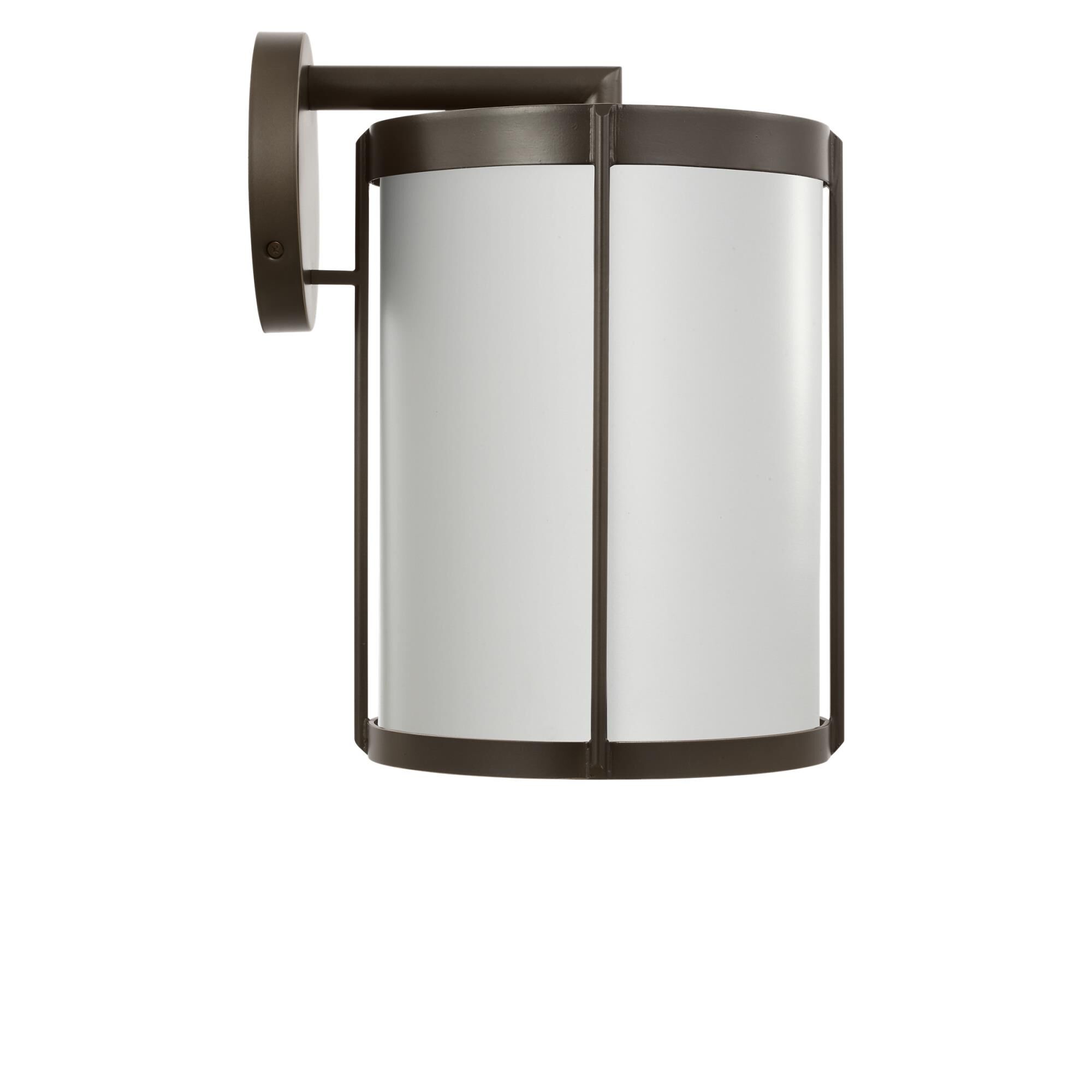 Shown in Antique Bronze finish and White Aluminum shade