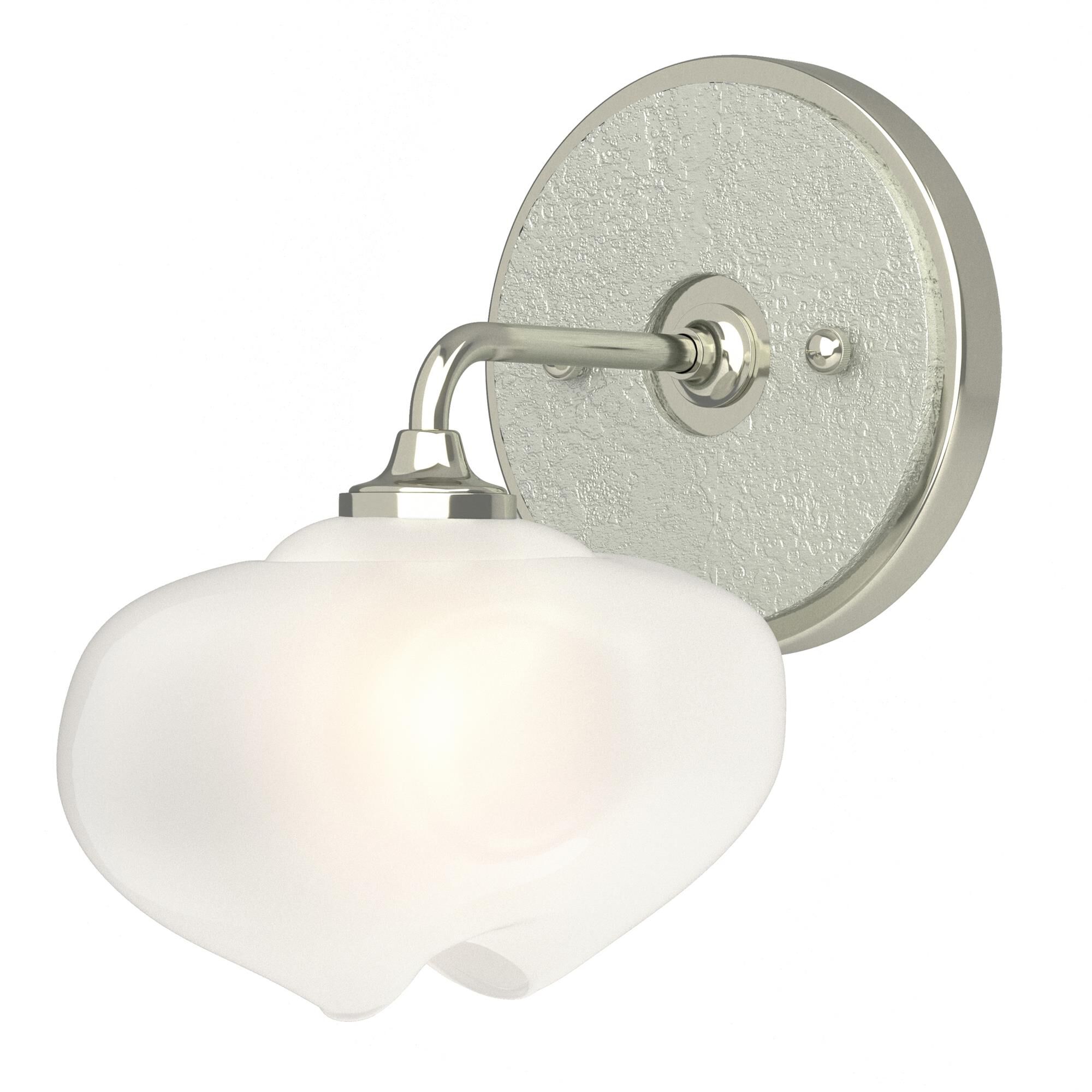Shown in Sterling finish and Frosted glass and Vintage Platinum (82) accent