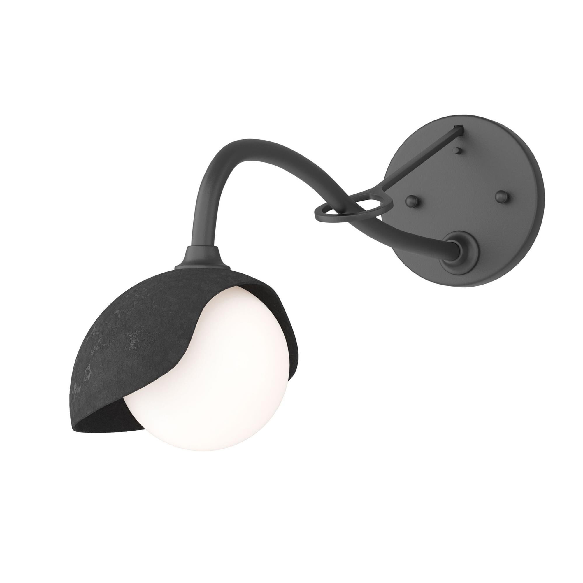 Shown in Black finish and Opal glass and Black (10) accent