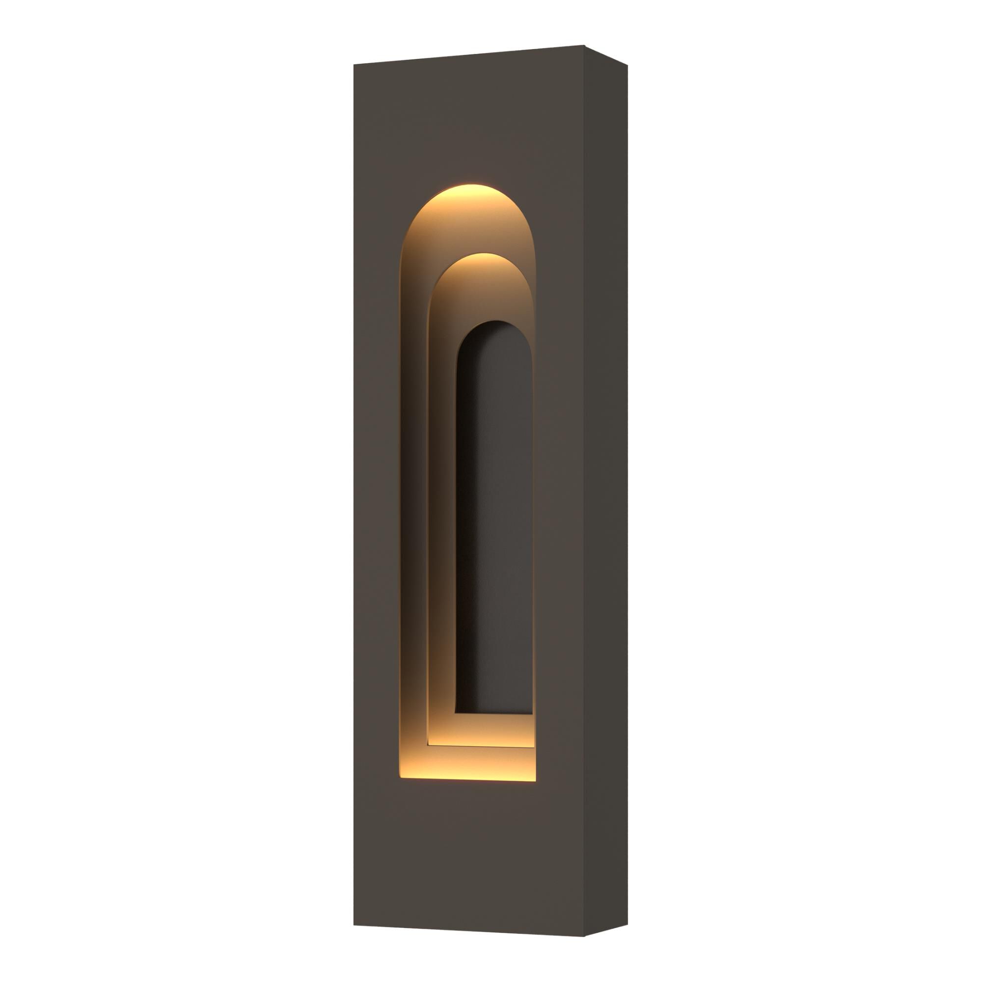Procession 27 Inch Tall 2 Light Outdoor Wall Light by Hubbardton Forge