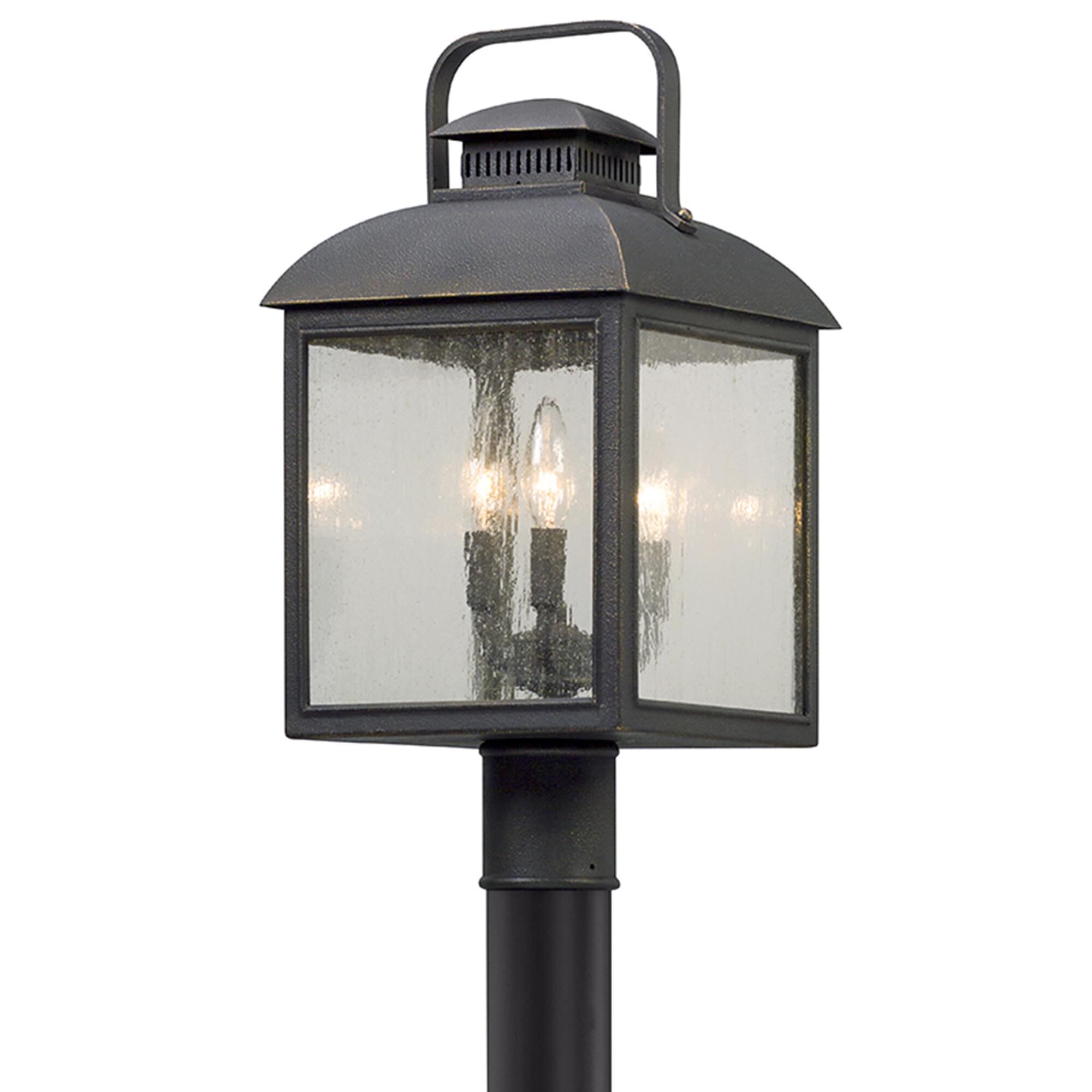 Chamberlain 10 Inch Outdoor Post Lamp by Troy Lighting