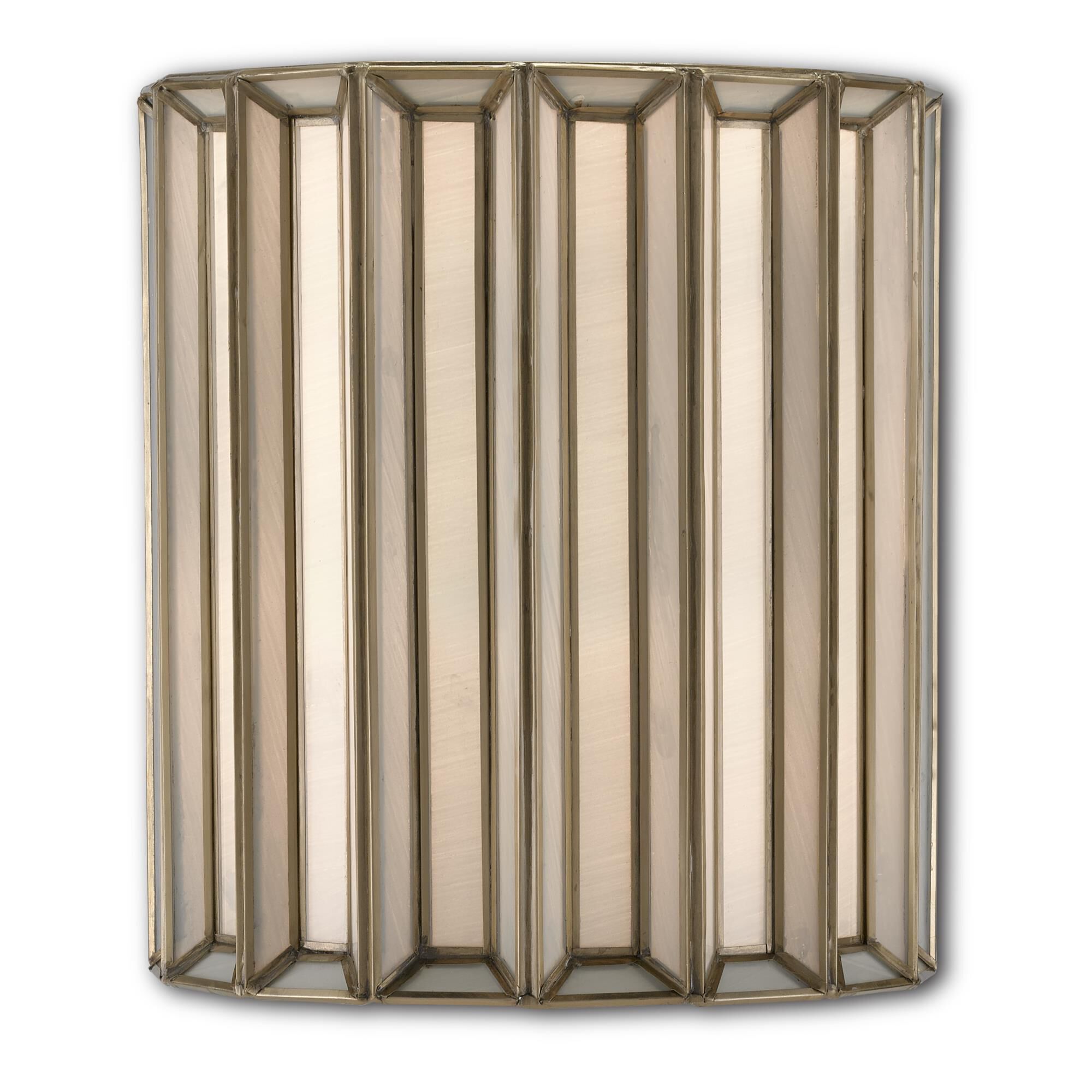 Shown in Antique Brass/White finish