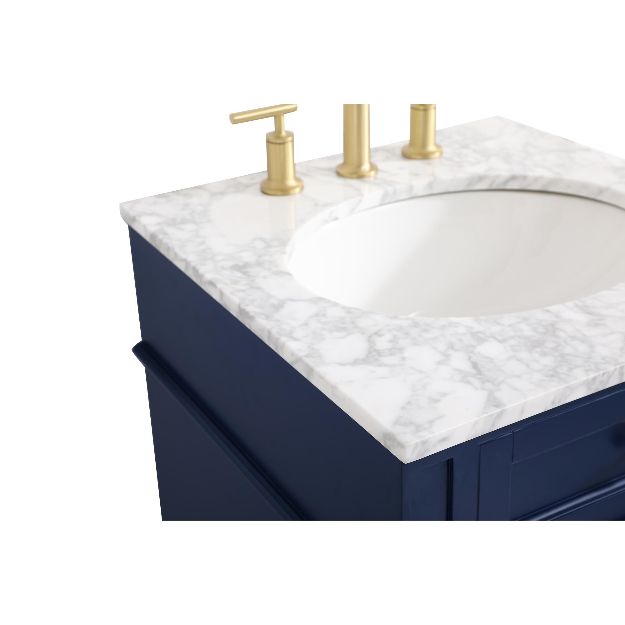 Shown in Blue finish