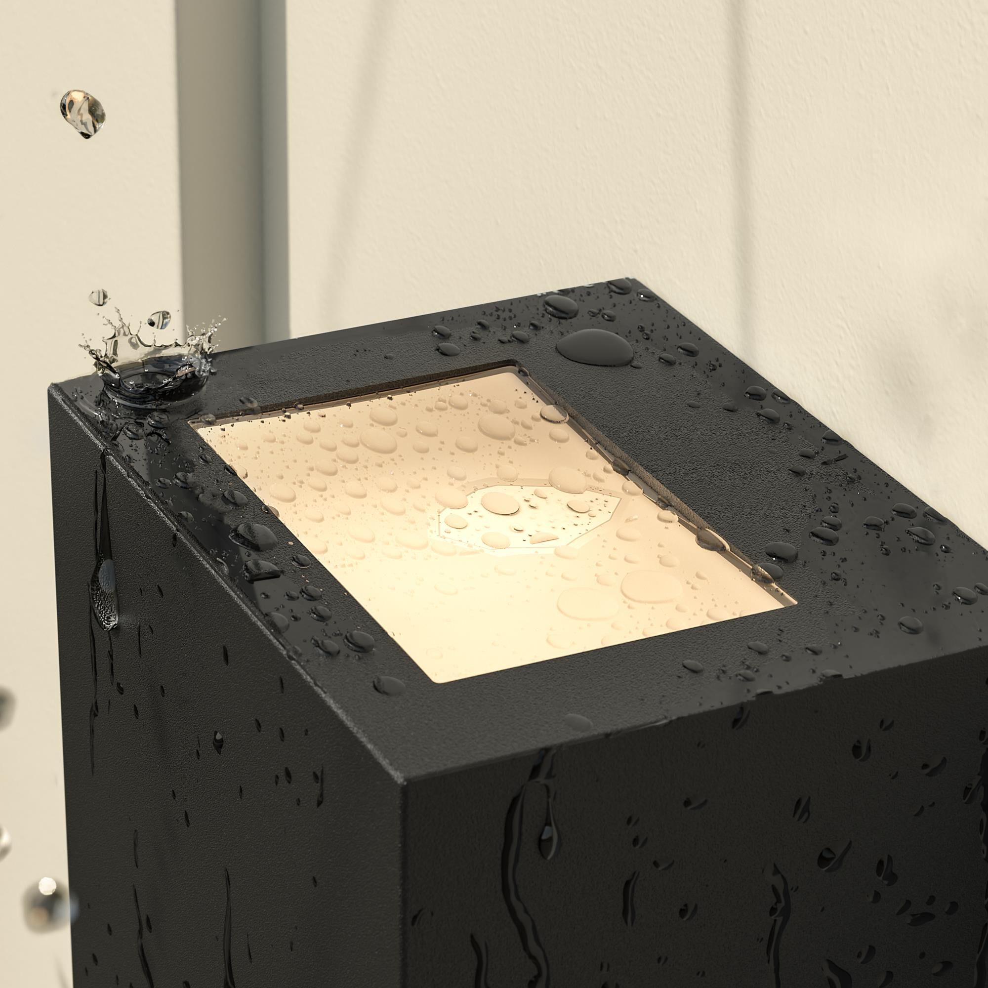 Walden 12 Inch Tall 2 Light LED Outdoor Wall Light by Kichler Lighting