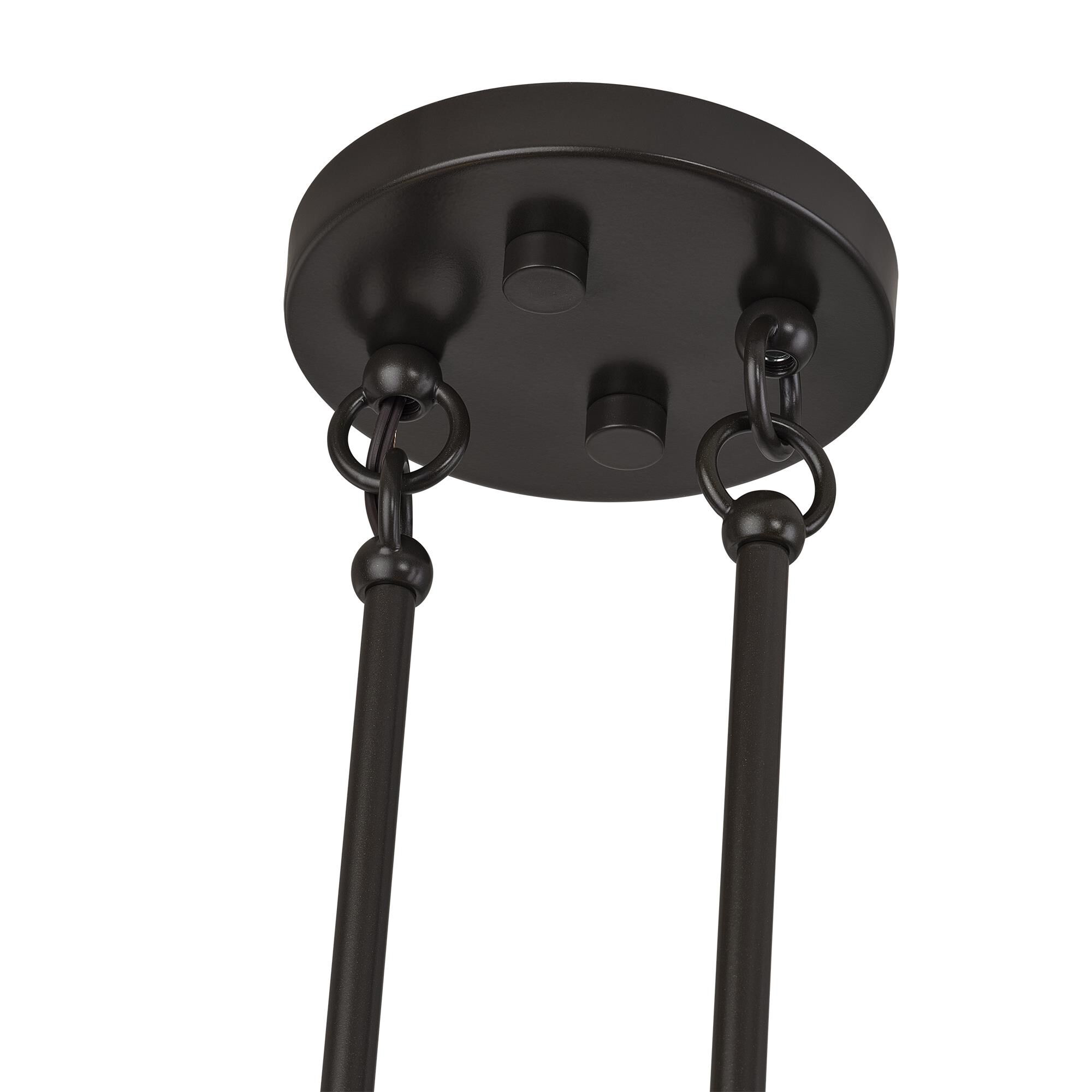 Shown in English Bronze finish and Hand Crafted Oatmeal Color Fabric with White Color Inside shade