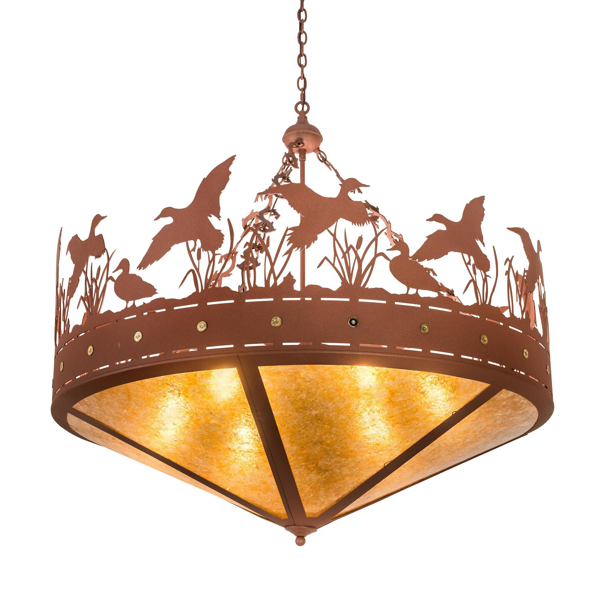 Ducks In Flight 48 Inch Large Pendant by Meyda Lighting