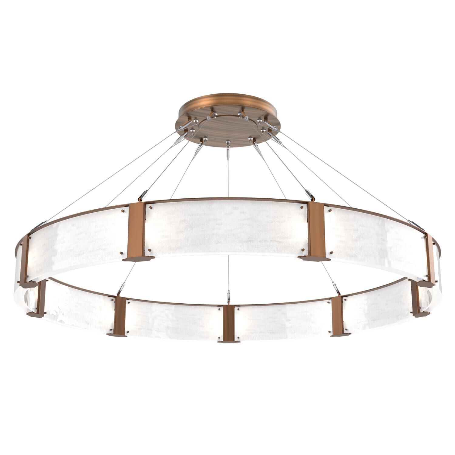 Parallel 60 Inch 36 Light LED Chandelier by Hammerton Studio