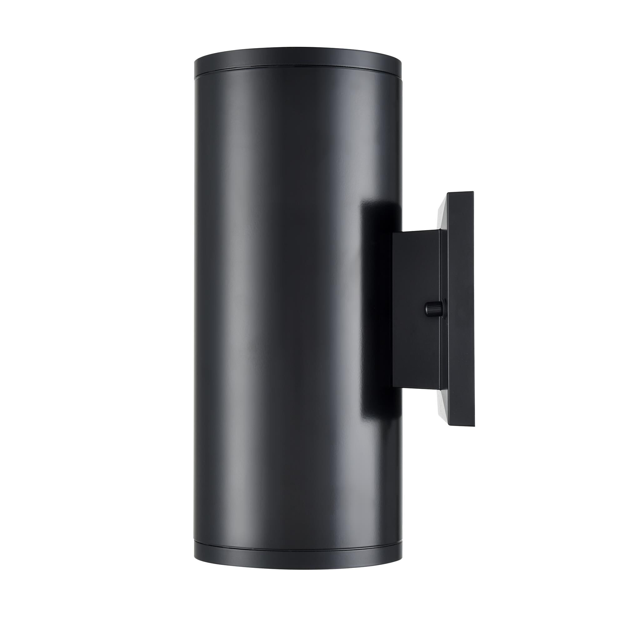 Shown in Powder Coated Black finish and Frosted glass
