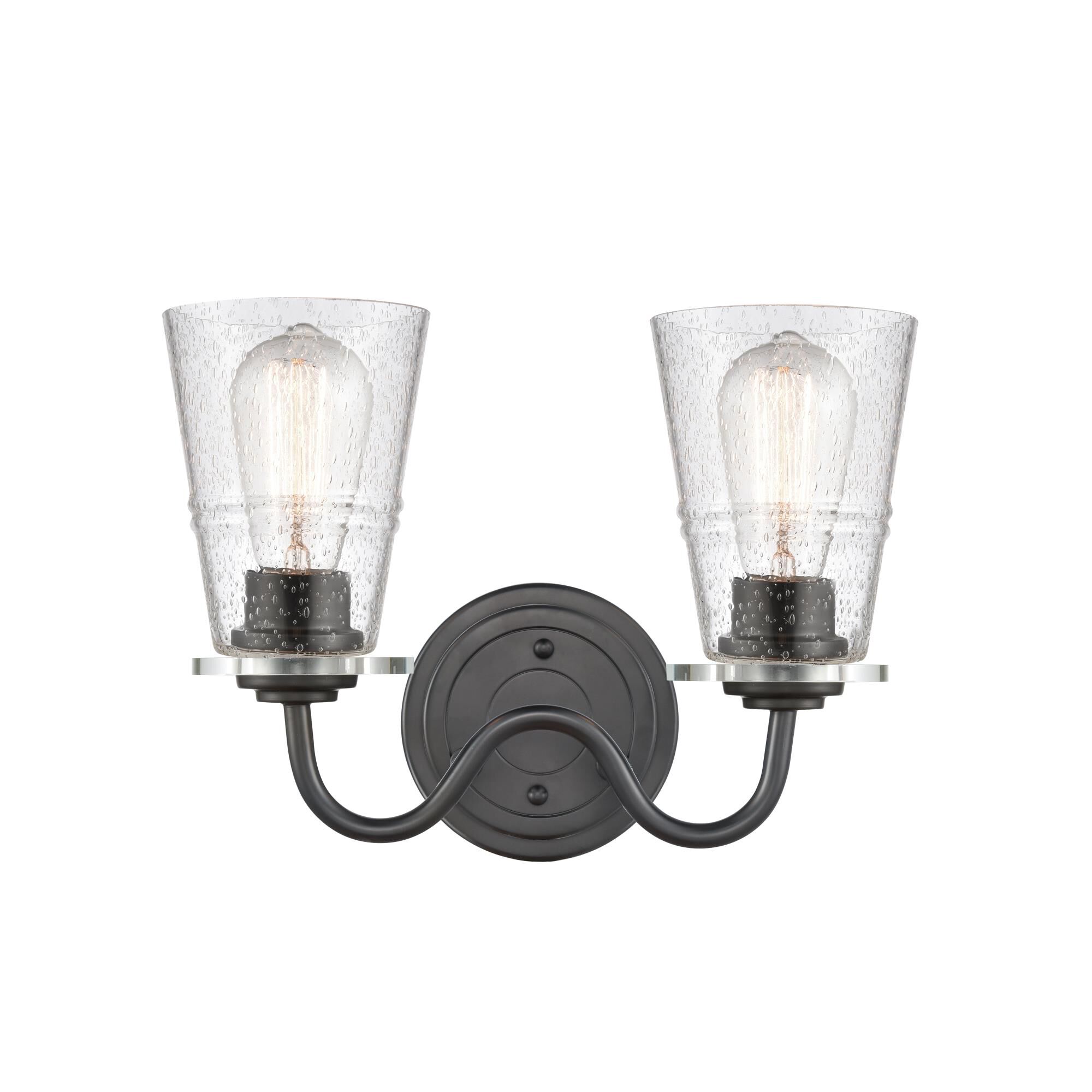 Shown in Matte Black finish and Seedy Scarlett glass