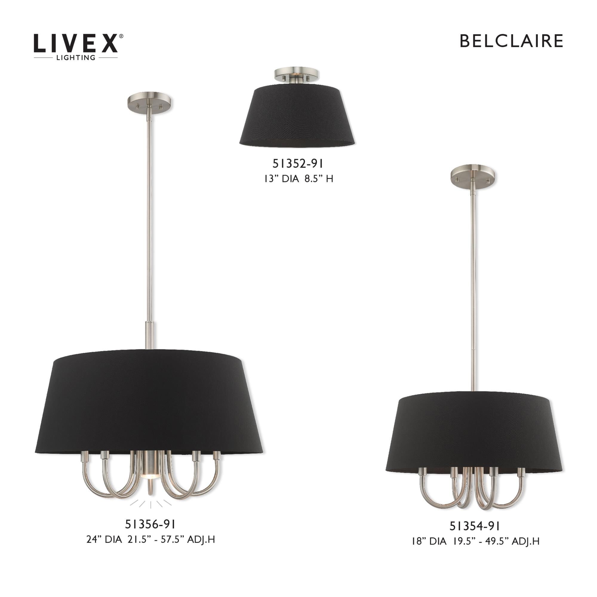 Livex Lighting Belclaire Outdoor Flush Mount