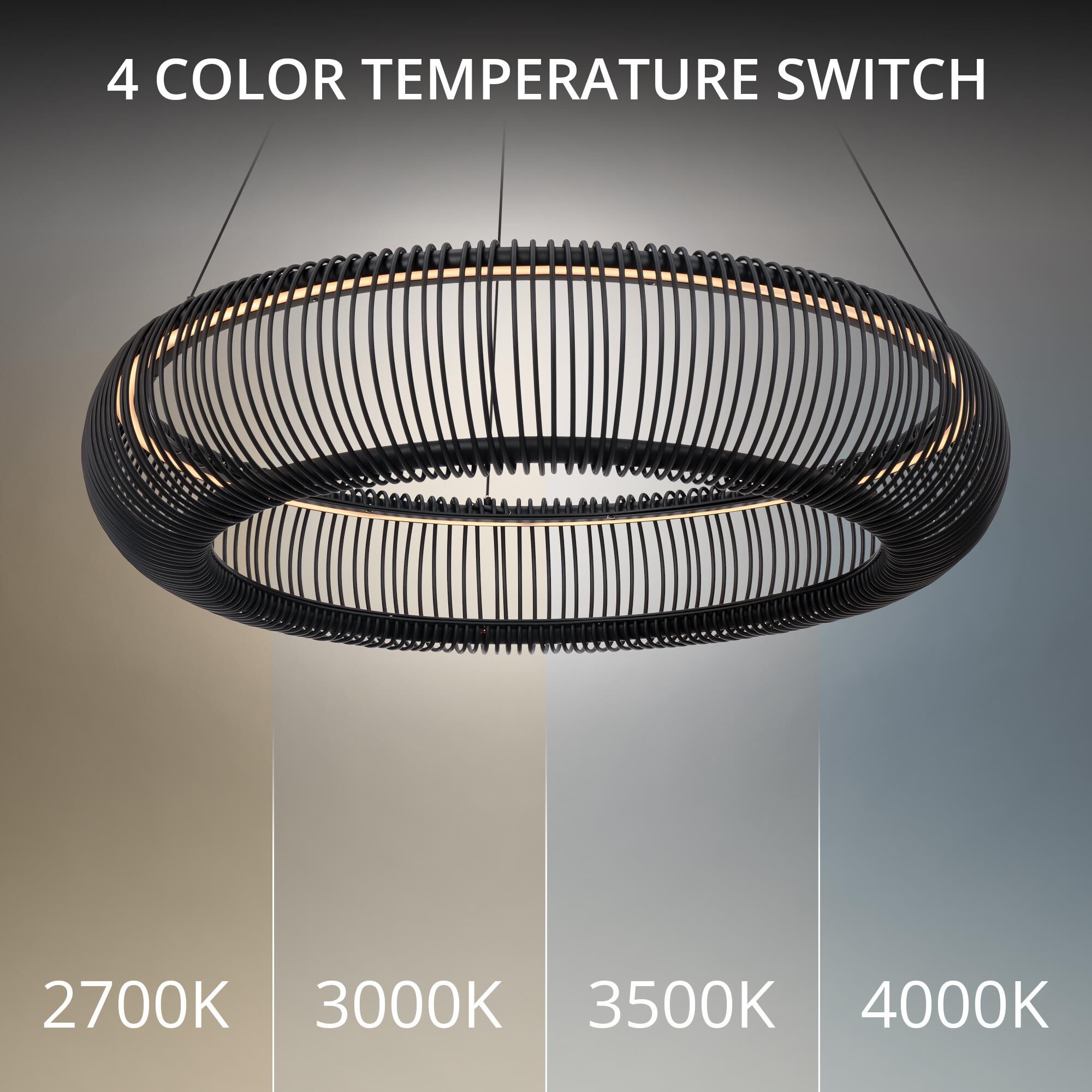 Shown in Black finish