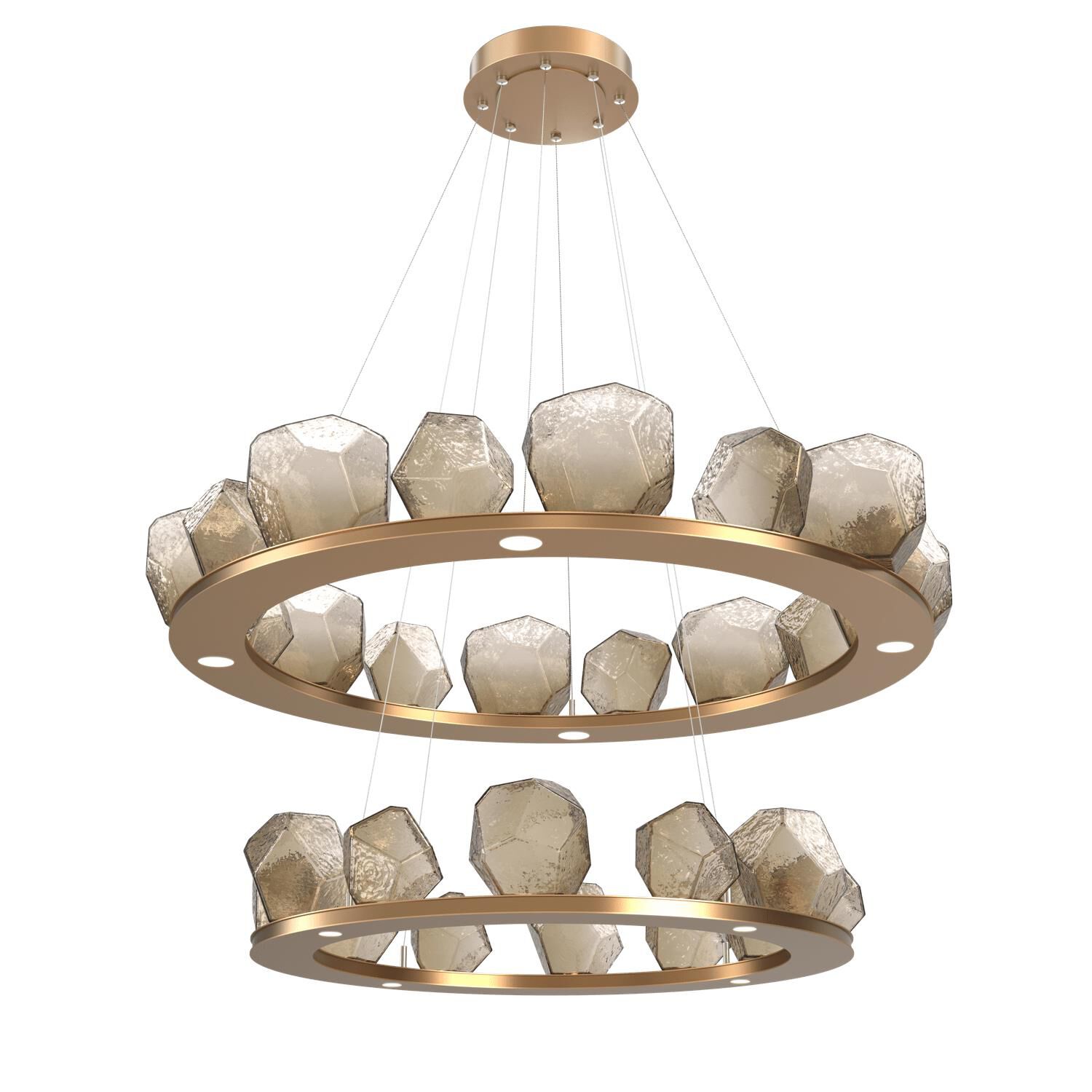 Gem 48 Inch 36 Light LED Chandelier by Hammerton Studio