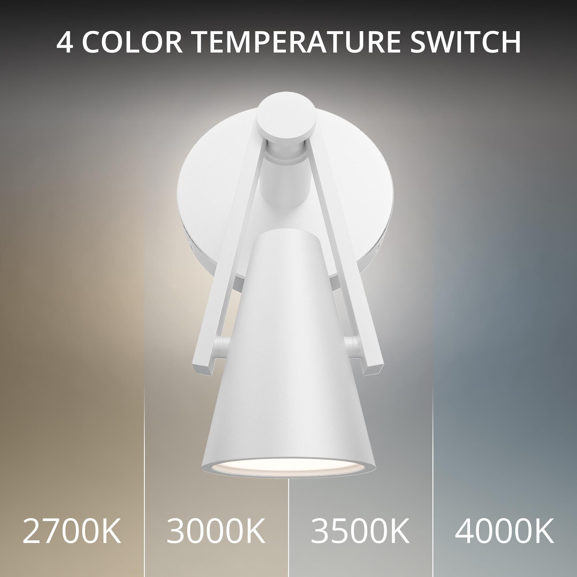 Shown in White finish