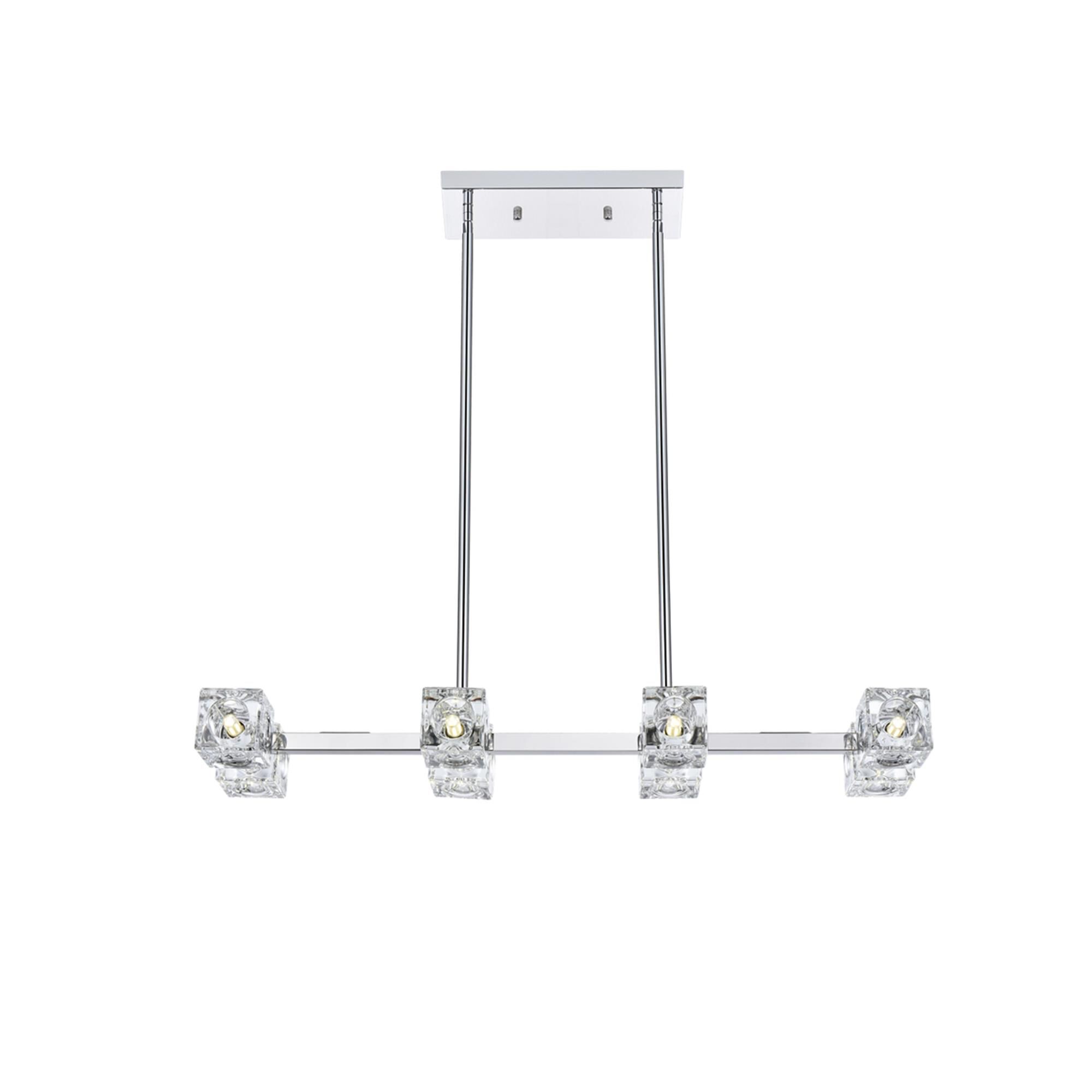 Lyra 30 Inch Linear Suspension Light by Elegant Lighting