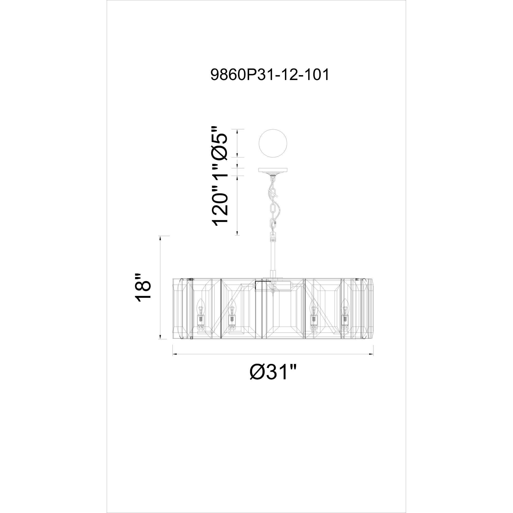 Shown in Black finish and K9 Clear crystal