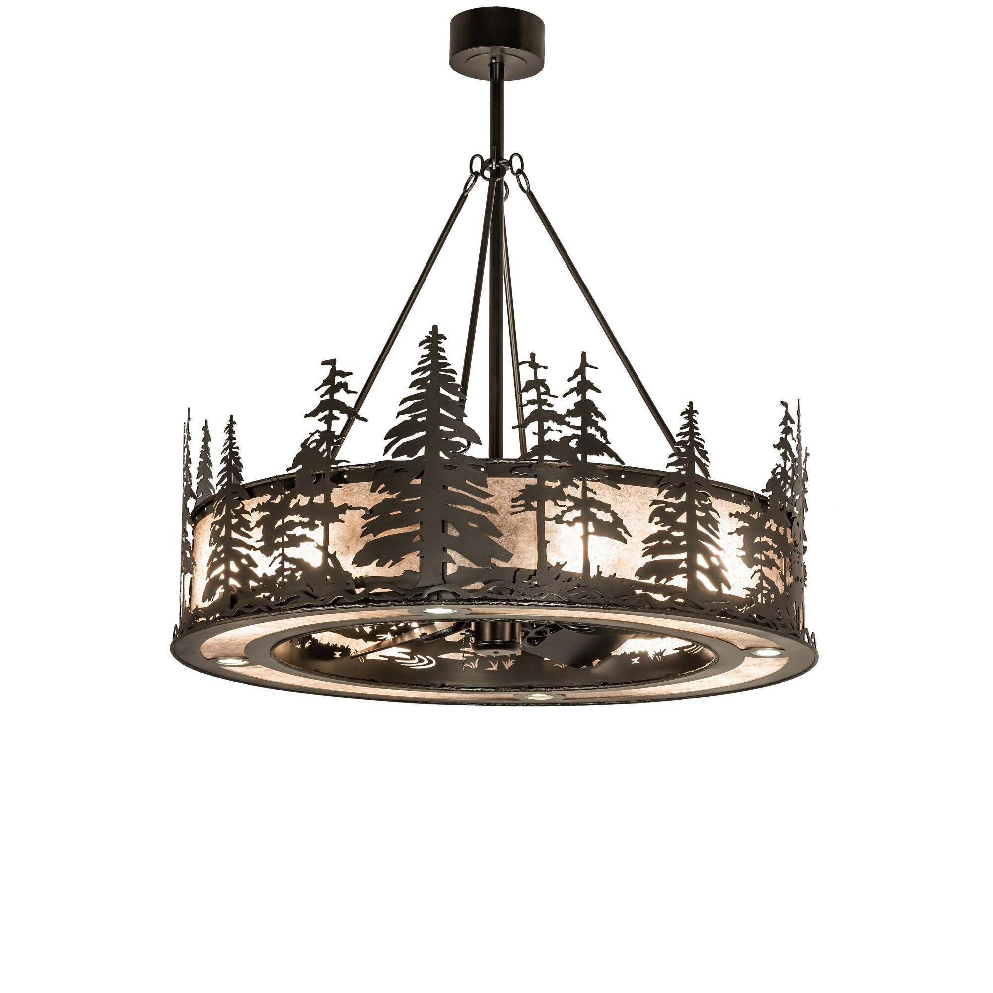 Meyda Lighting Tall Pines 45 Inch Chandelier
