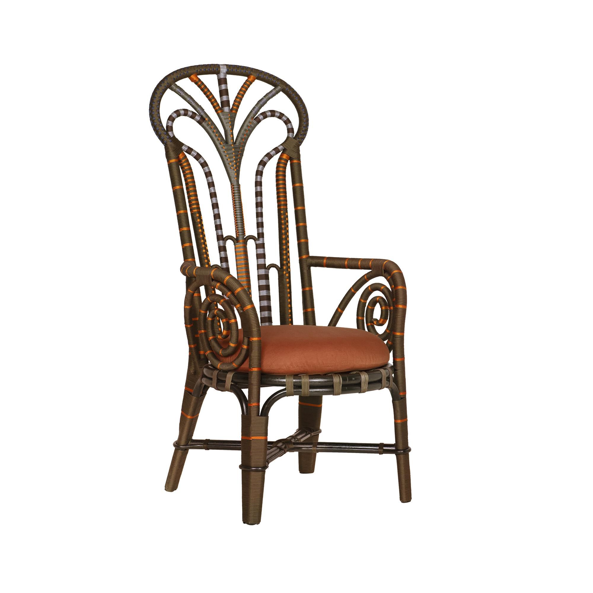 Benin Throne Accent Chair,