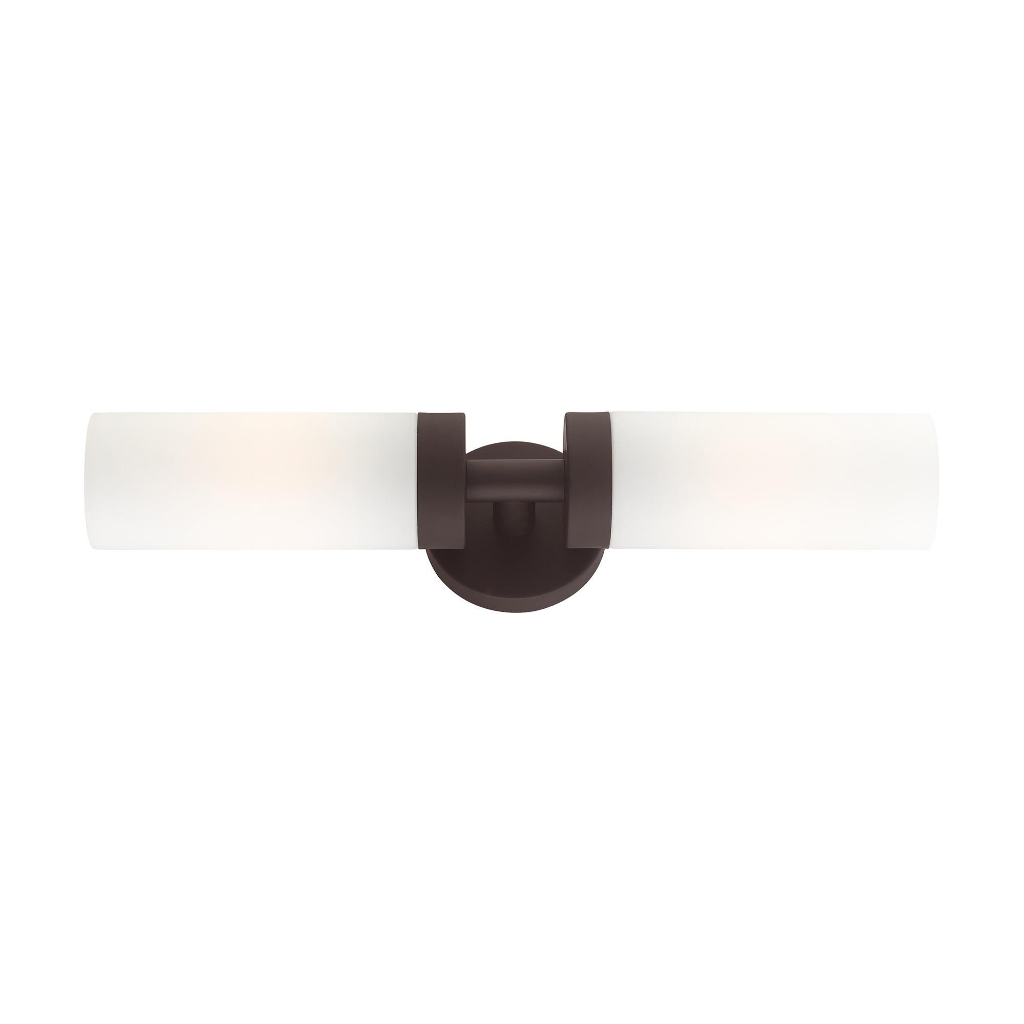 Shown in Bronze finish and Hand Blown Satin Opal White glass