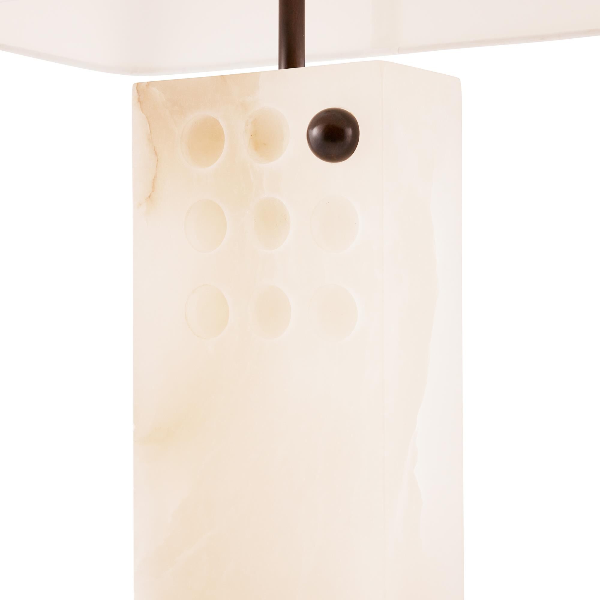 Shown in White finish and Microfiber shade
