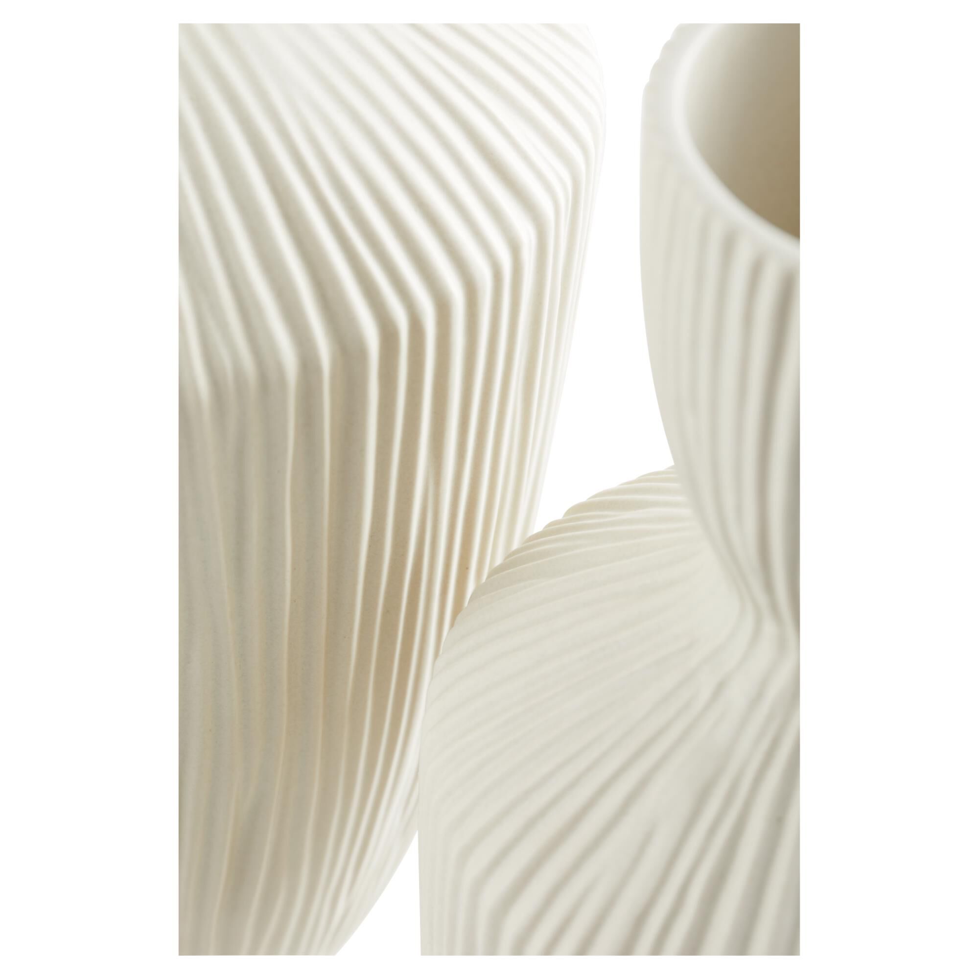 Bravo Vase | White -Small Vase-Urn by Cyan Designs