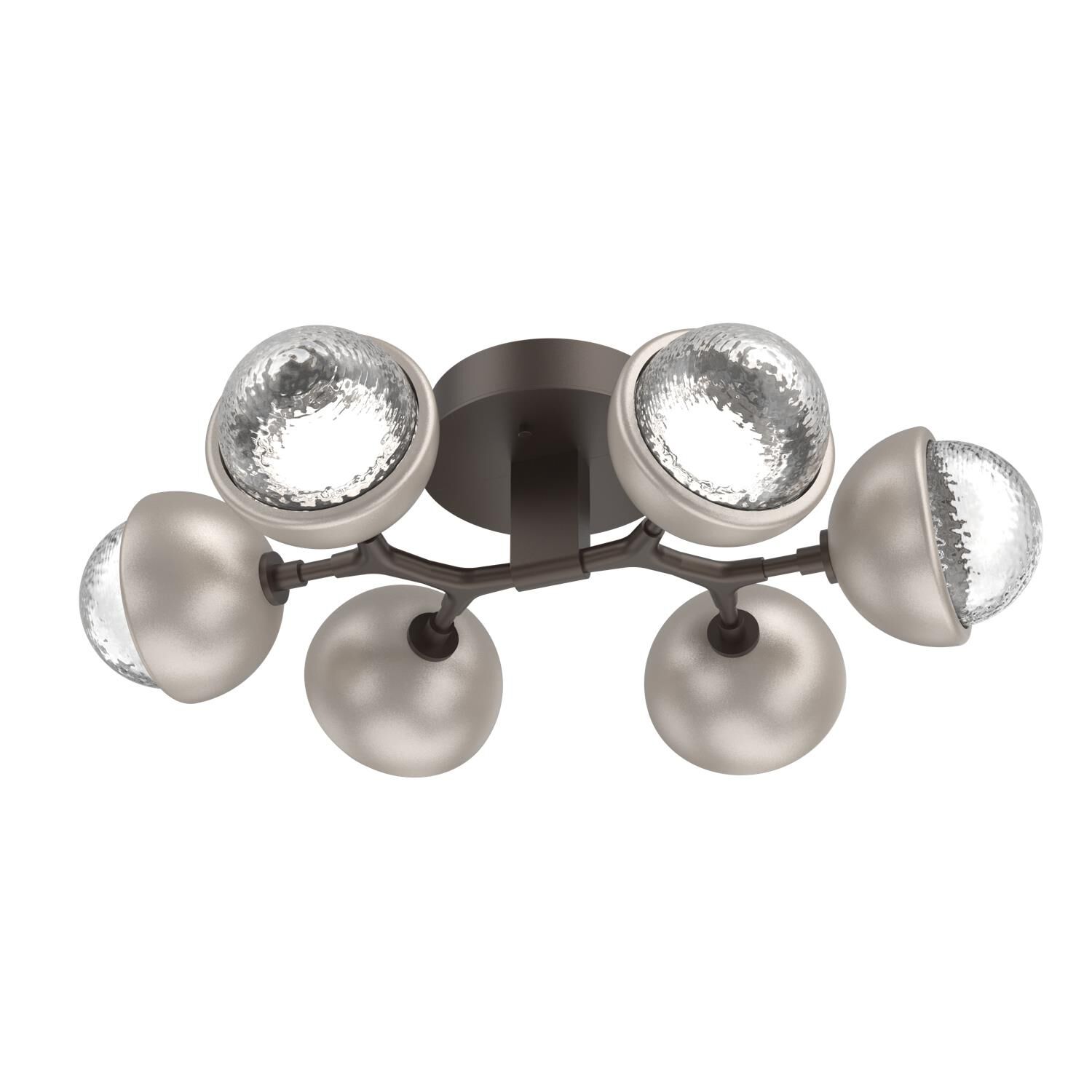 Levi Wilson Cabochon 27 Inch Flush Mount by Hammerton Studio