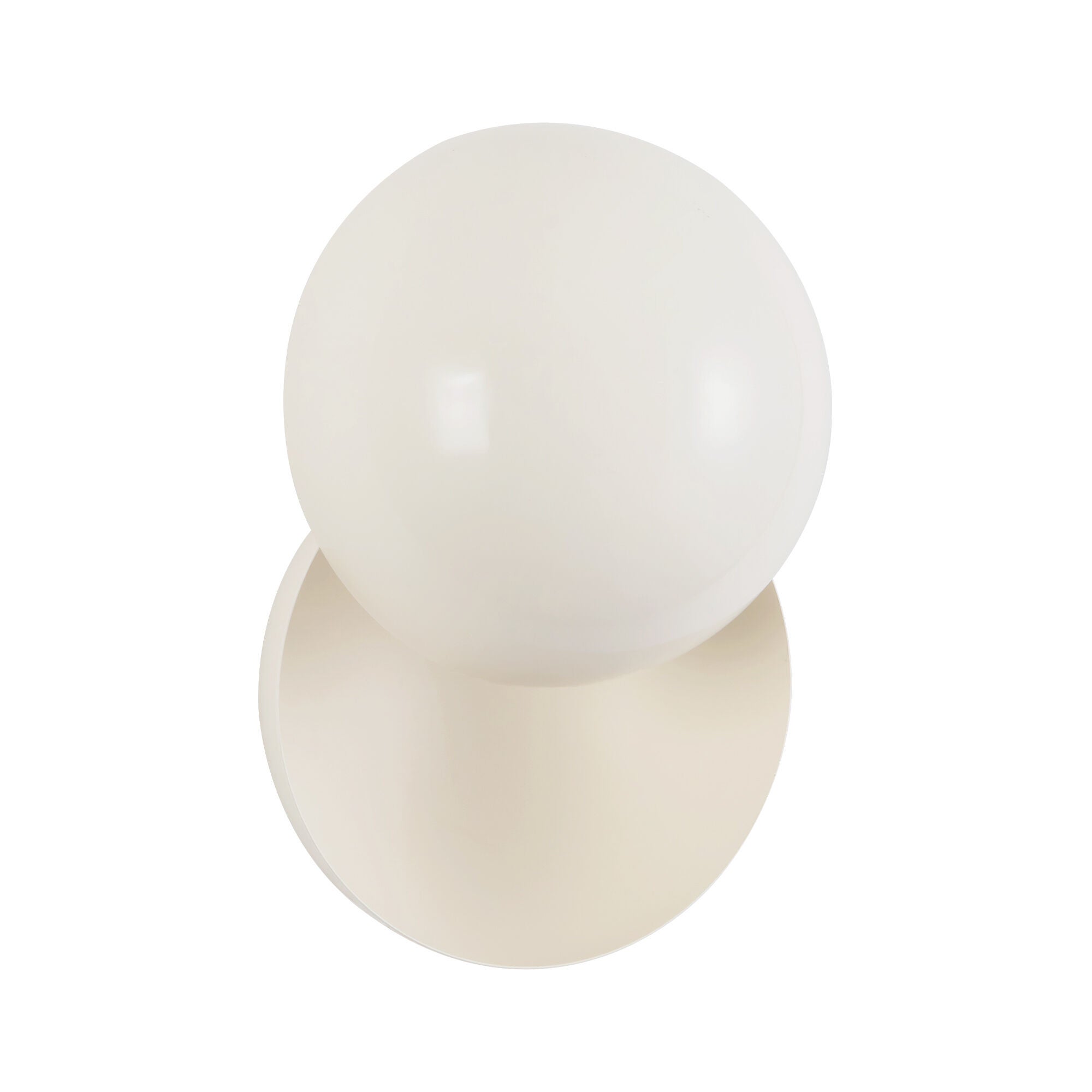 Shown in Pearl White finish and Steel shade
