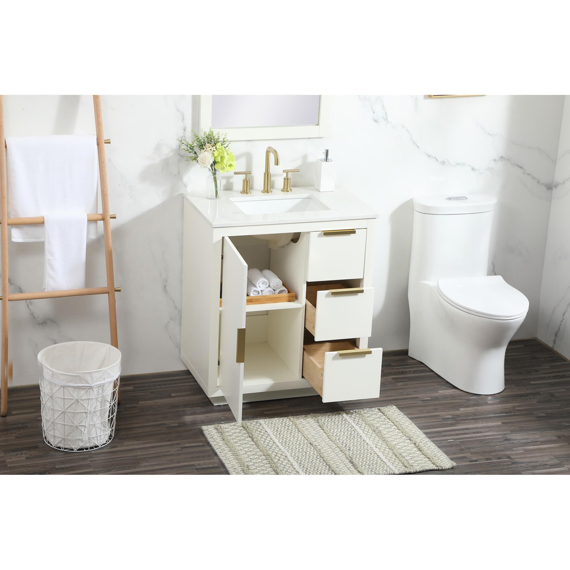 Blake 30 Inch Bath Vanity by Elegant Decor