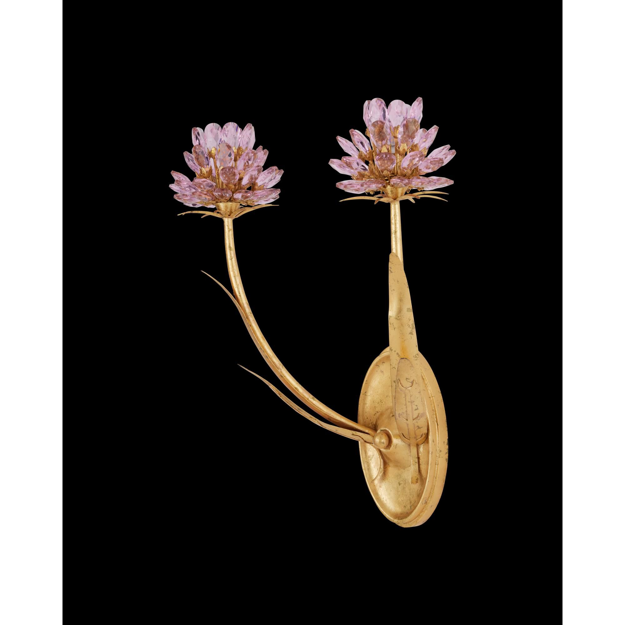 Shown in Pink and Dutch Gold Leaf finish