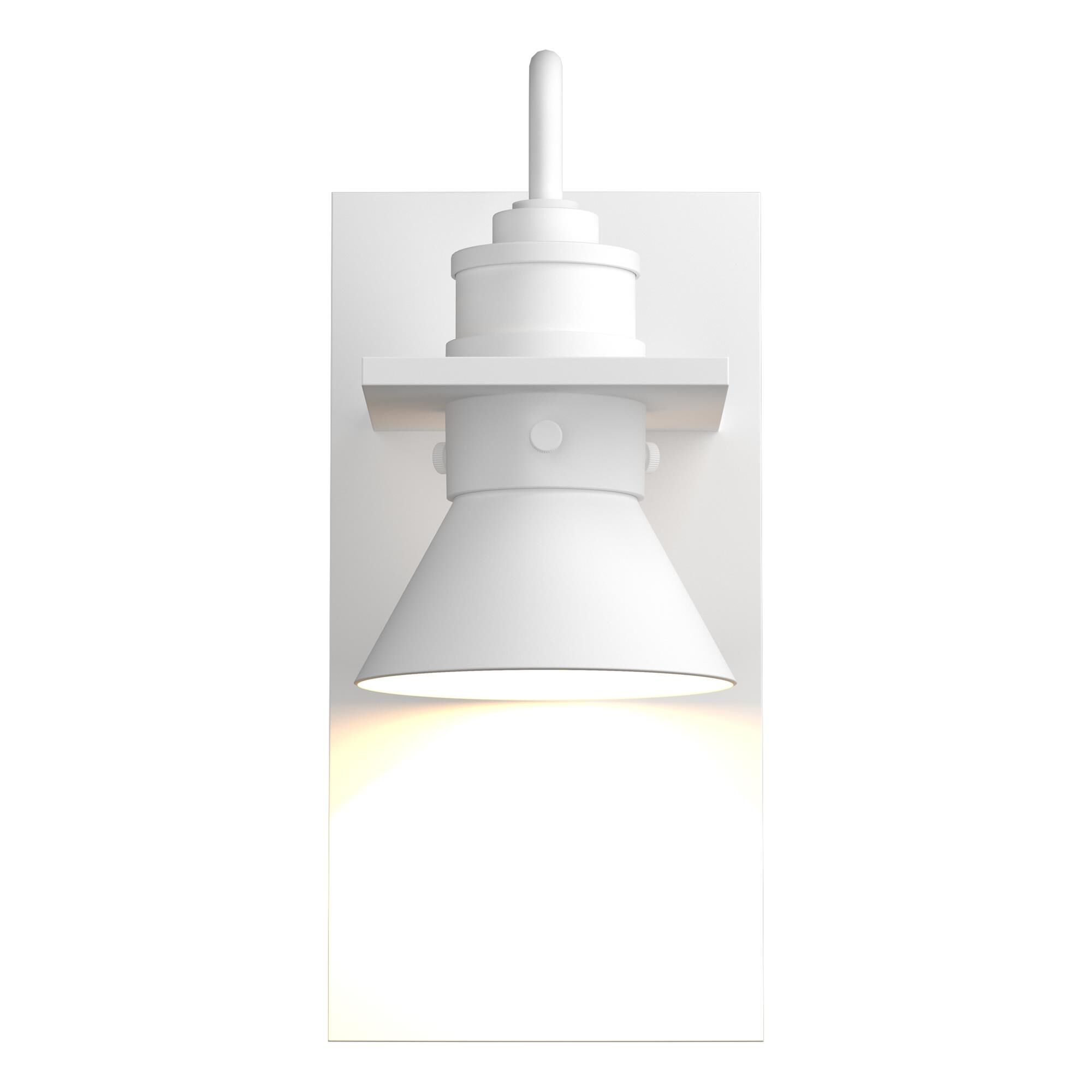 Shown in Coastal White finish and White Finish Metal shade