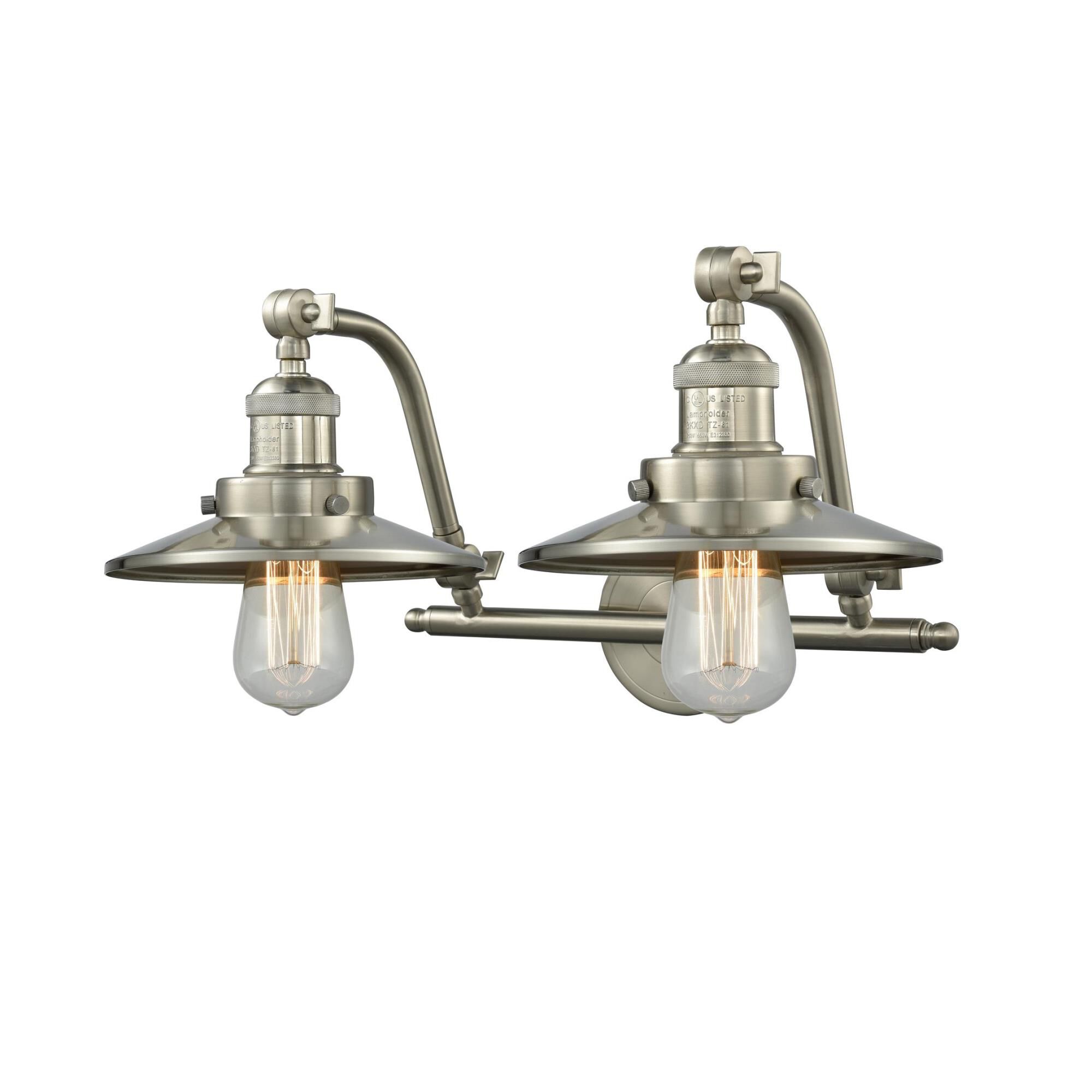 Bruno Marashlian Railroad 18 Inch 2 Light Bath Vanity Light by Innovations Lighting