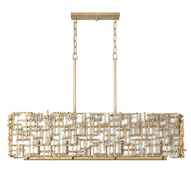 Farrah Medium Linear Chandelier by Fredrick Ramond