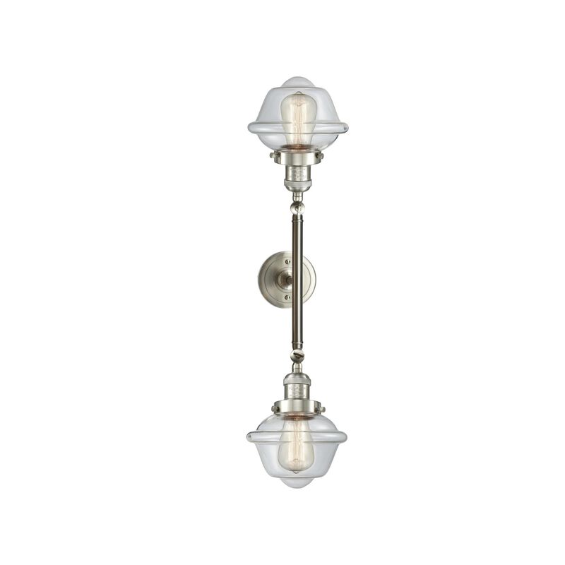 Bruno Marashlian Small Oxford 17 Inch 2 Light Bath Vanity Light by Innovations Lighting