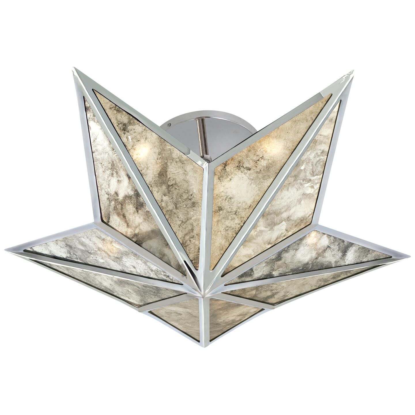 Constellation 19 Inch 3 Light Flush Mount by Visual Comfort Signature Collection