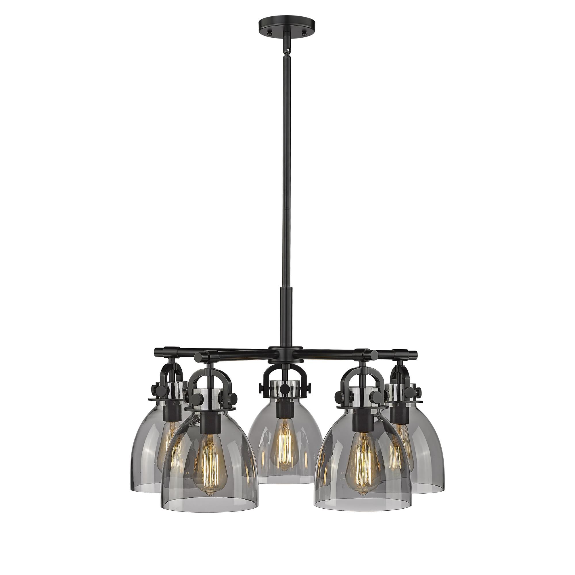 Bruno Marashlian Newton Bell 26 Inch 5 Light Chandelier by Innovations Lighting