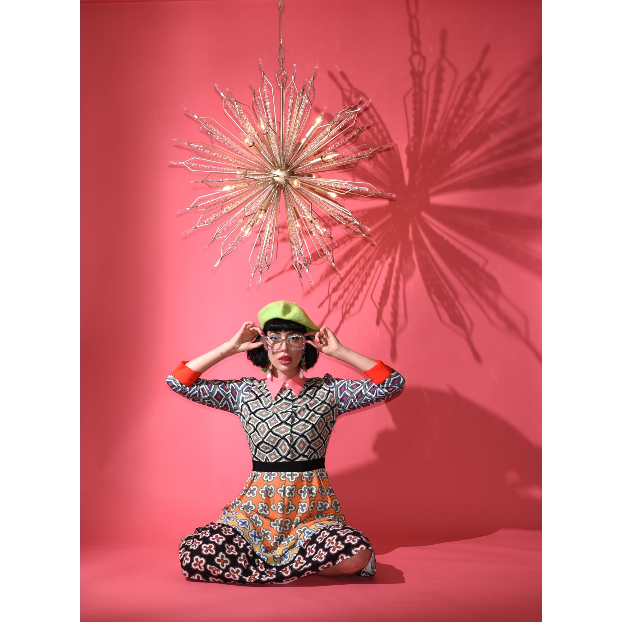 Shown in Gold Dust finish and Clear Premium crystal