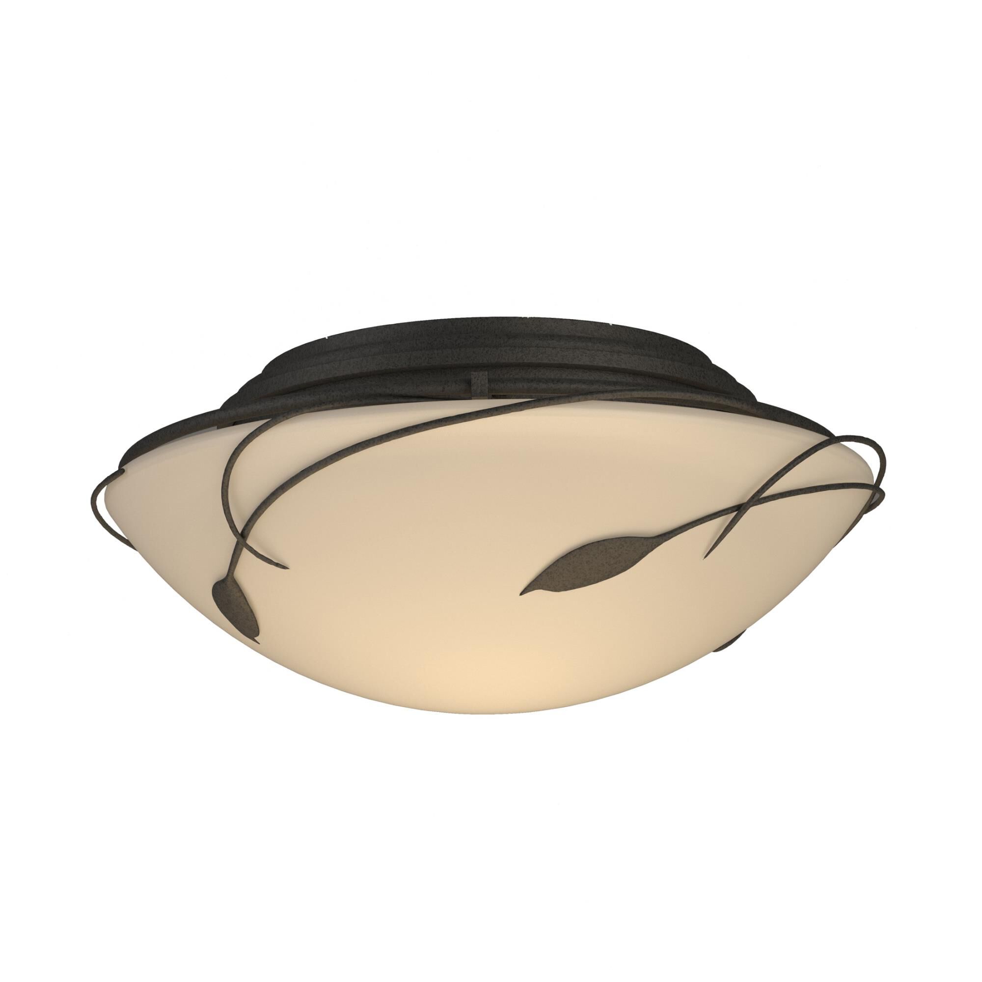 Forged Leaves 13 Inch 2 Light Flush Mount by Hubbardton Forge