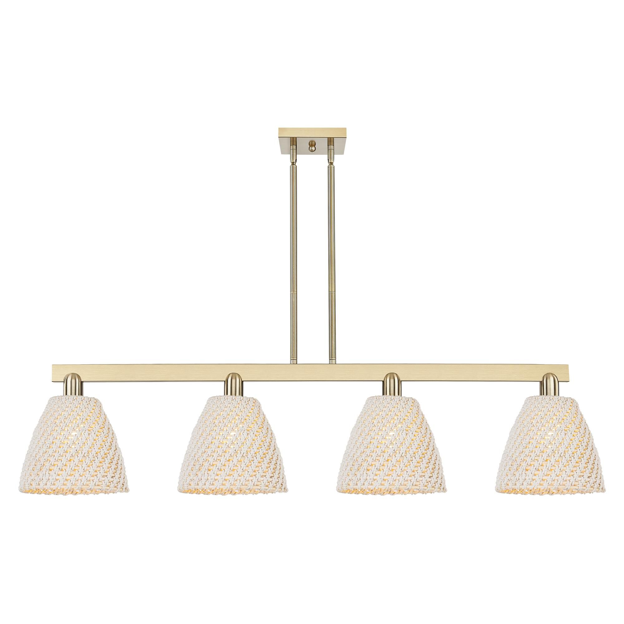 Shown in Champagne Bronze finish and Natural shade