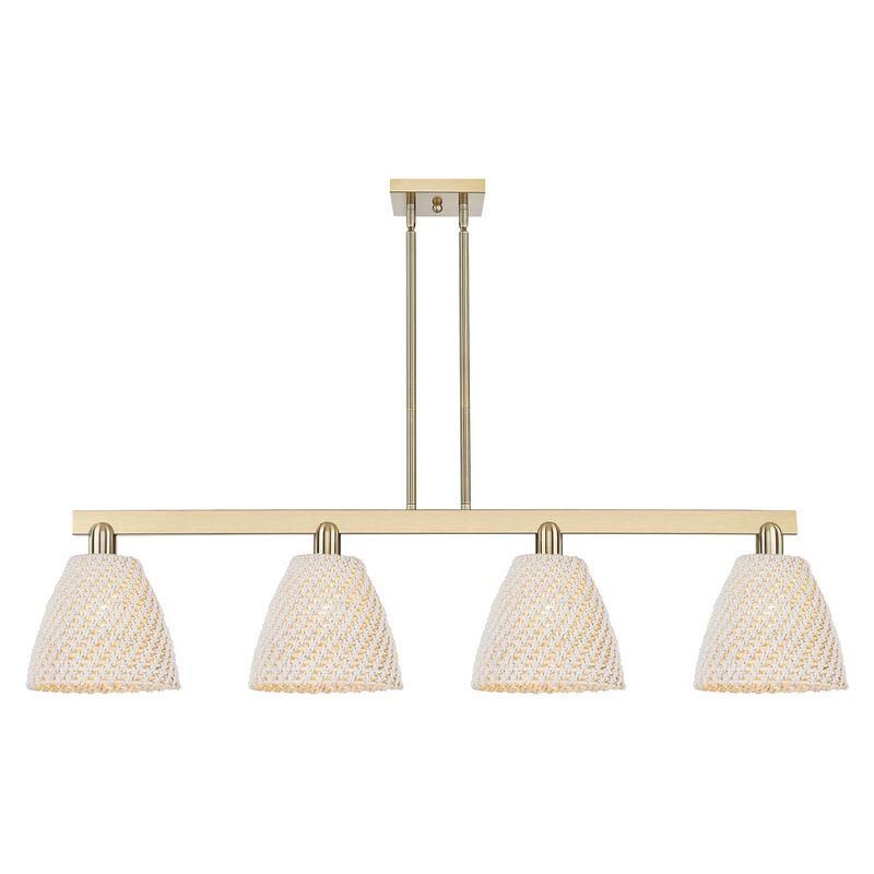 Bruno Marashlian Bristol Natural 52 Inch Linear Suspension Light by Innovations Lighting