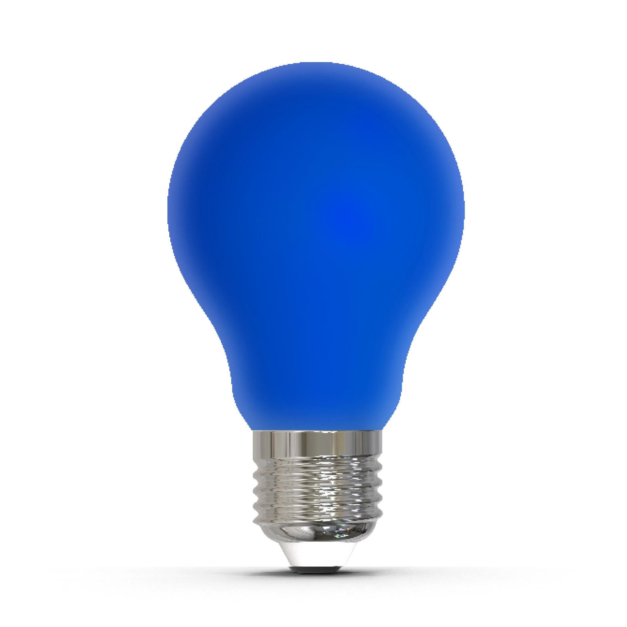 Ceramic Blue A19 Base E26 LED Light Bulb,