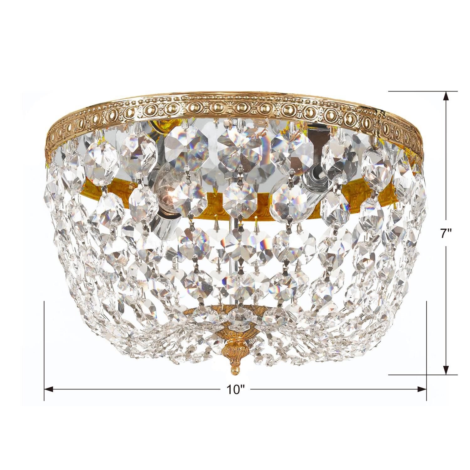Shown in Olde Brass finish and Swarovski Spectra Crystal crystal
