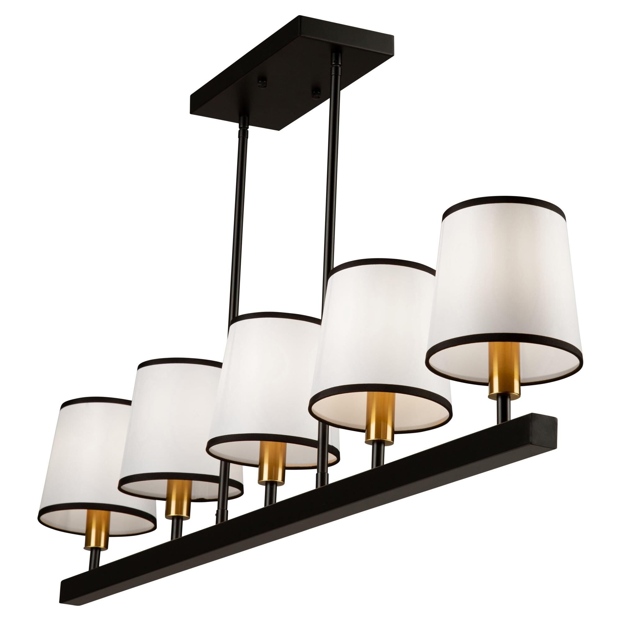 Steven Sabados (S&C) Coco 41 Inch 5 Light Linear Suspension Light by Artcraft
