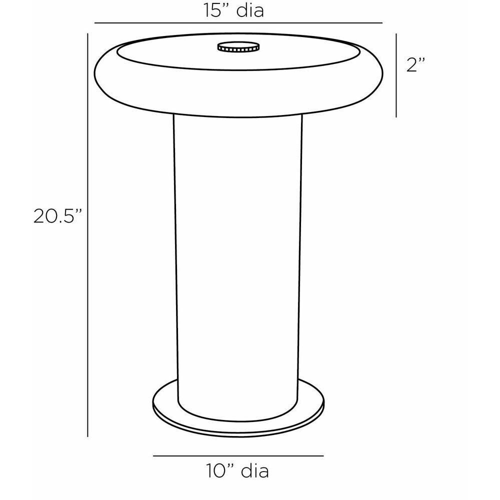 Buckley 15 Inch Accent Table by Arteriors Home