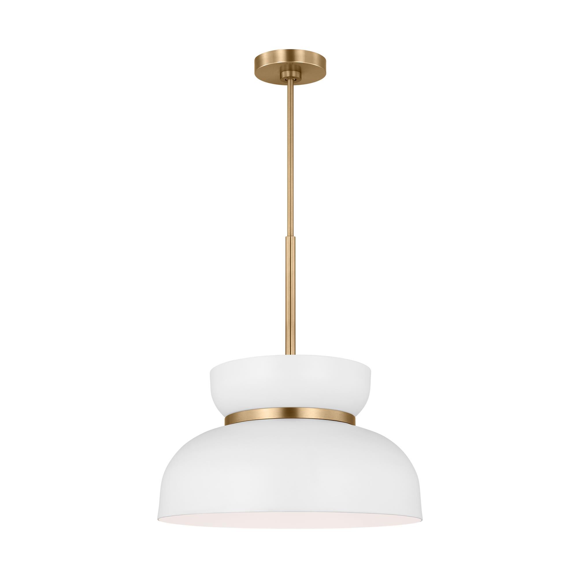 Shown in Matte White finish and Midnight Black Steel s shade