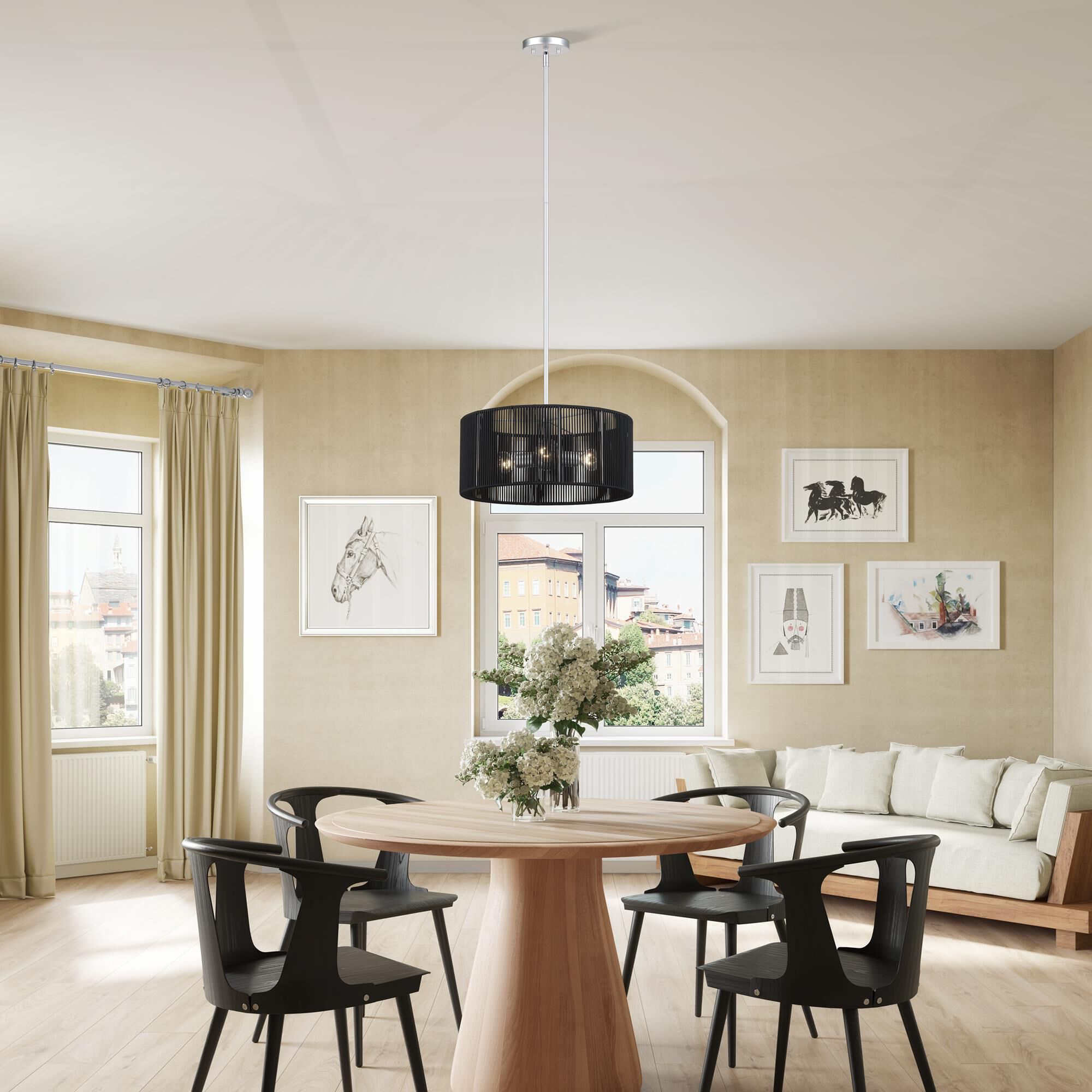 Acordia 18 Inch Large Pendant by Livex Lighting