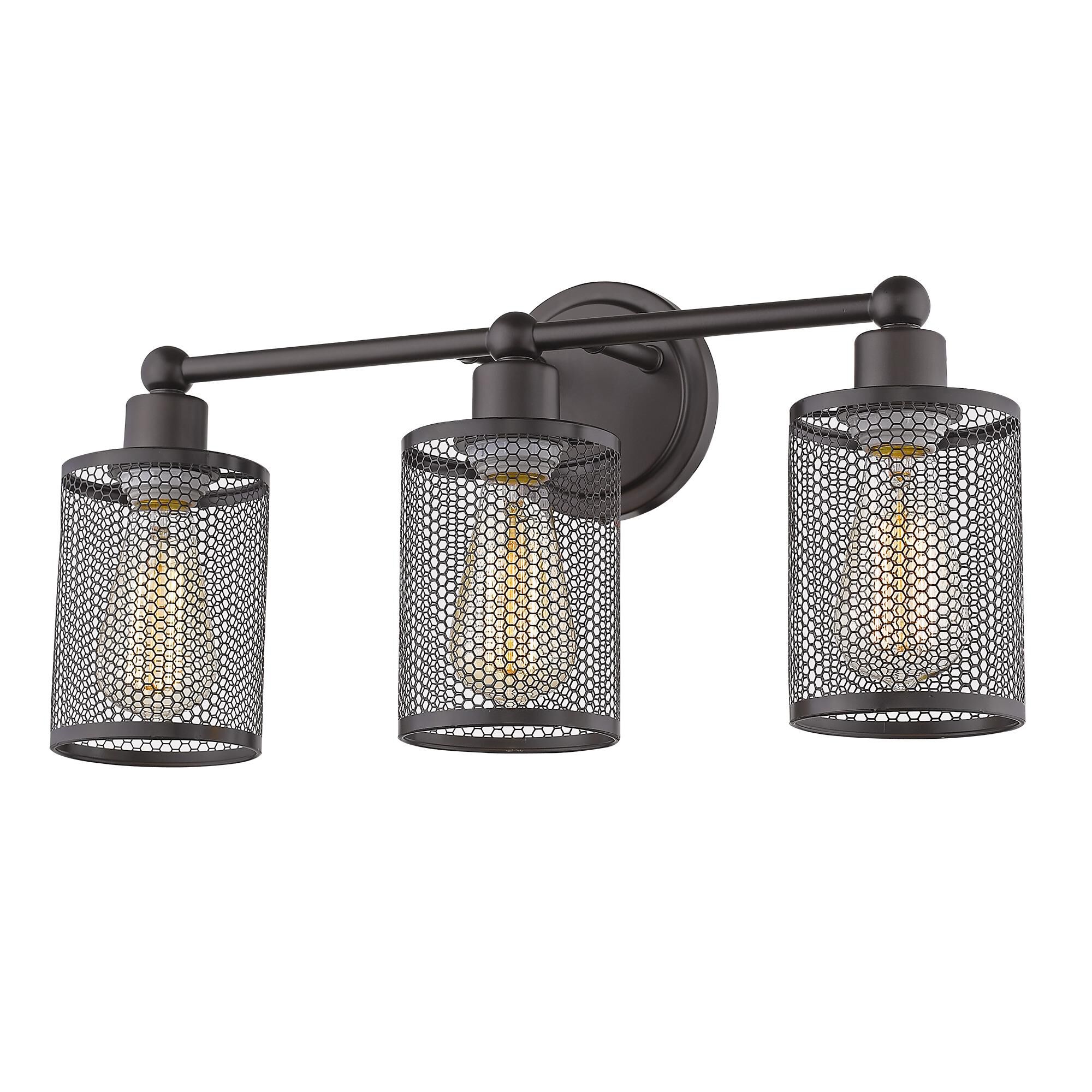 Shown in Oil Rubbed Bronze finish and Drum/Cylinder shade