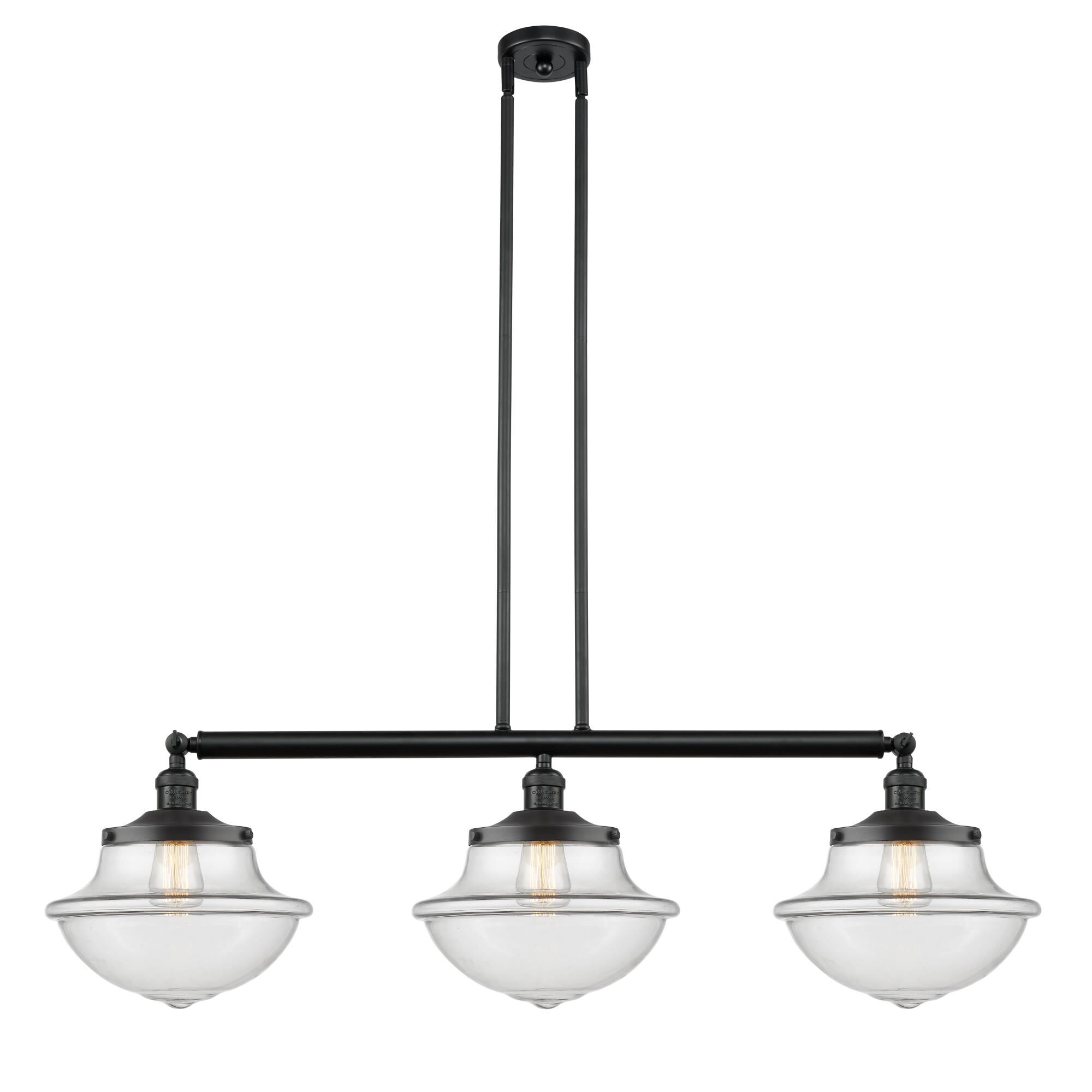 Bruno Marashlian Large Oxford 42 Inch 3 Light Linear Suspension Light by Innovations Lighting
