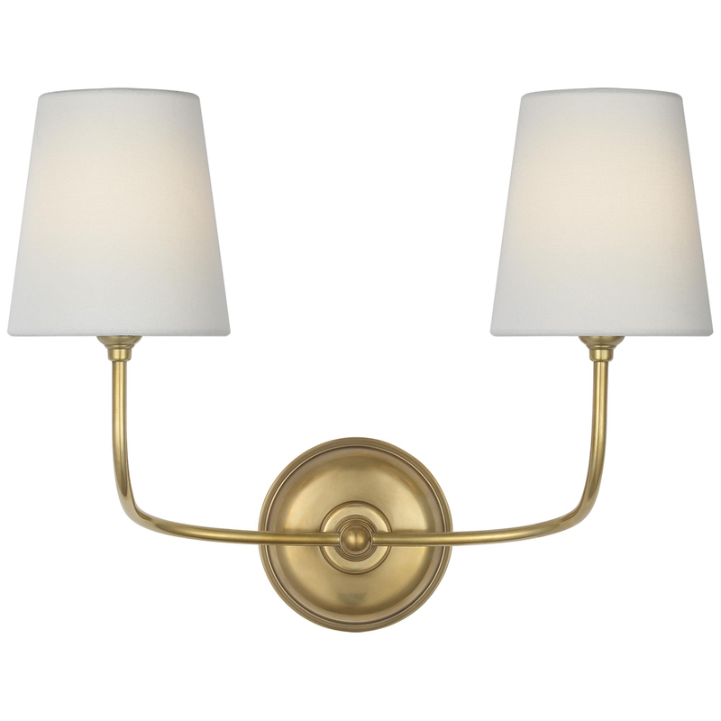 Thomas O'Brien Vendome 16 Inch Cordless Double Sconce by Visual Comfort Signature