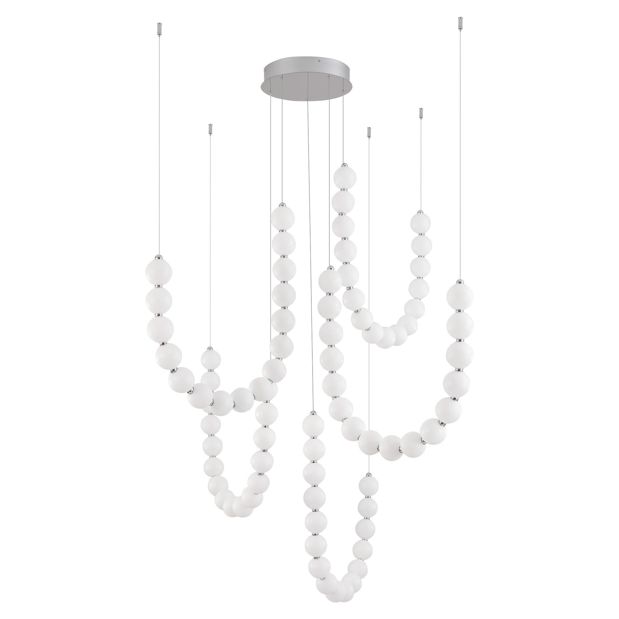 Ryan Pauly Akoya 13 Inch Multi Light Pendant by Alora Lighting