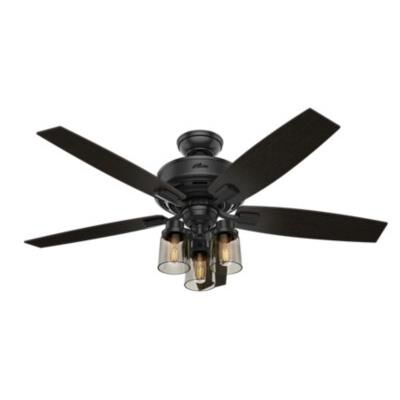 Bennett 52 Inch Ceiling Fan with Light Kit by Hunter Fan